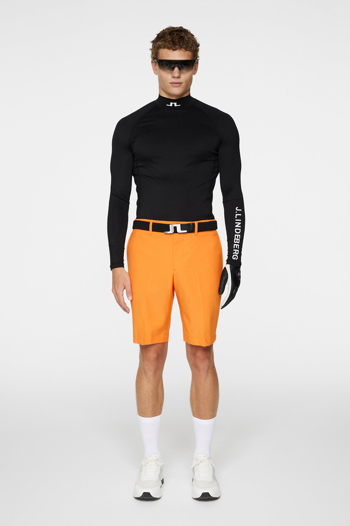 Eloy Shorts in Persimmon Orange by J.Lindeberg