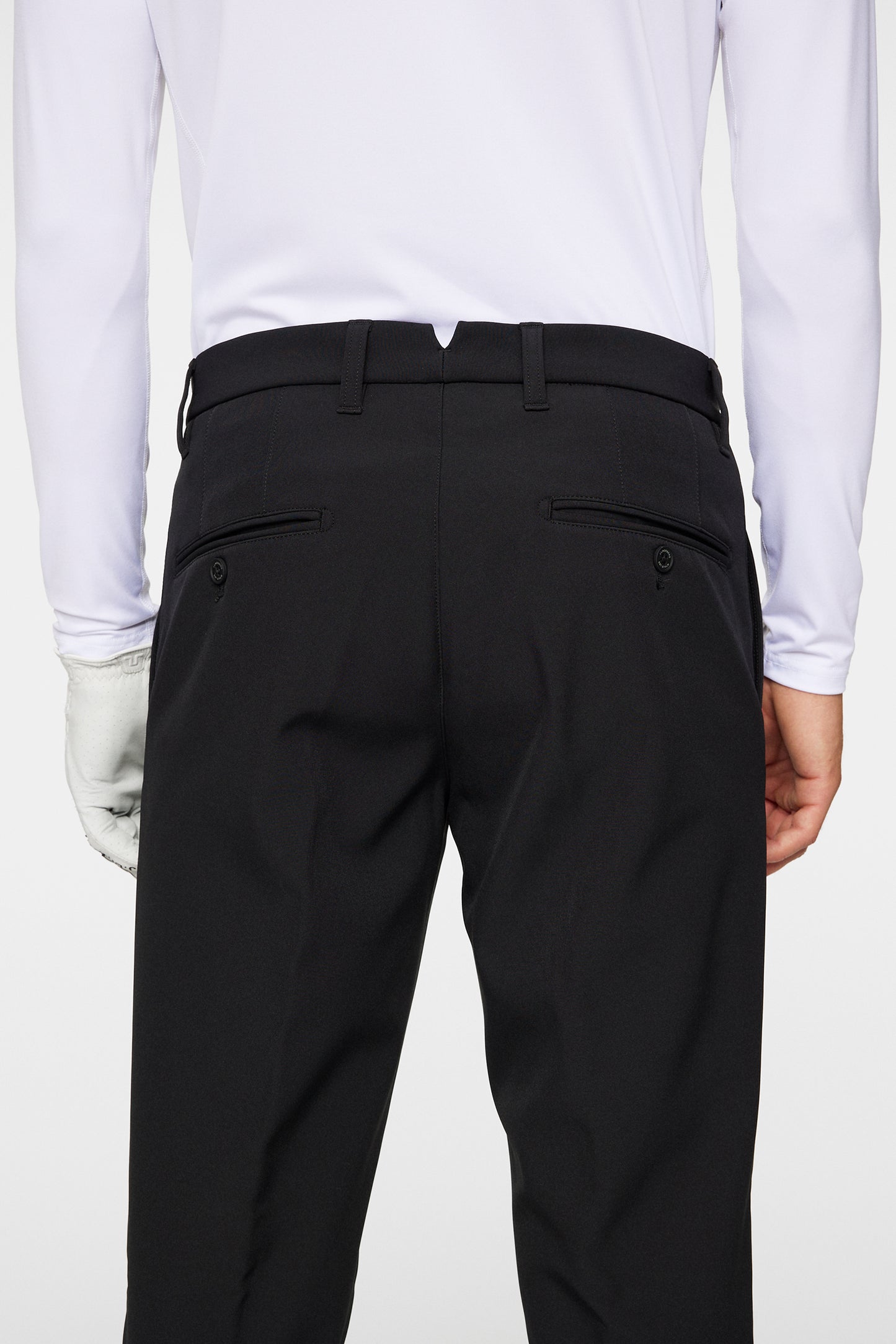Ellott Bonded Fleece Pant in Black by J.Lindeberg