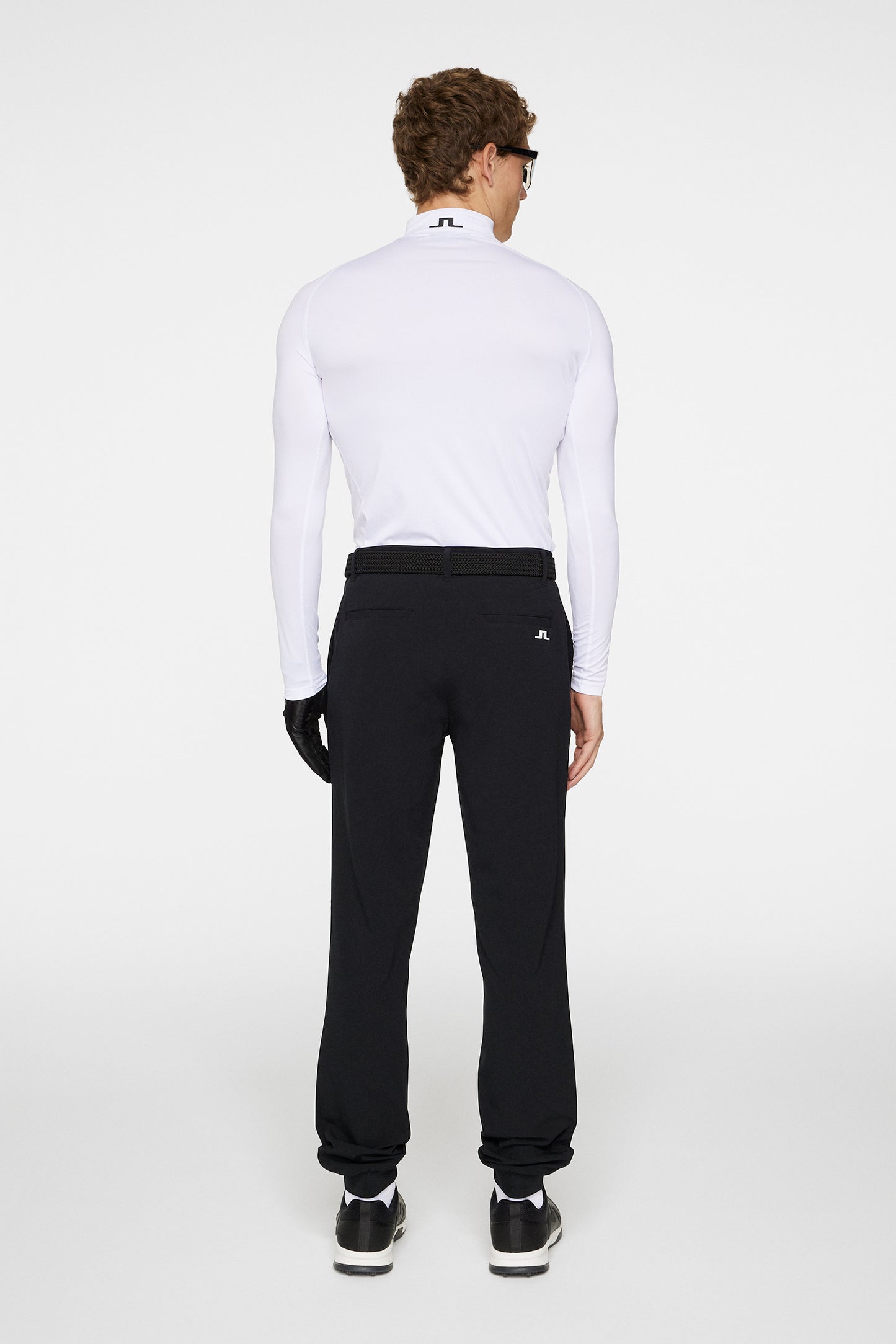 Cuff Jogger Pant in Black by J.Lindeberg