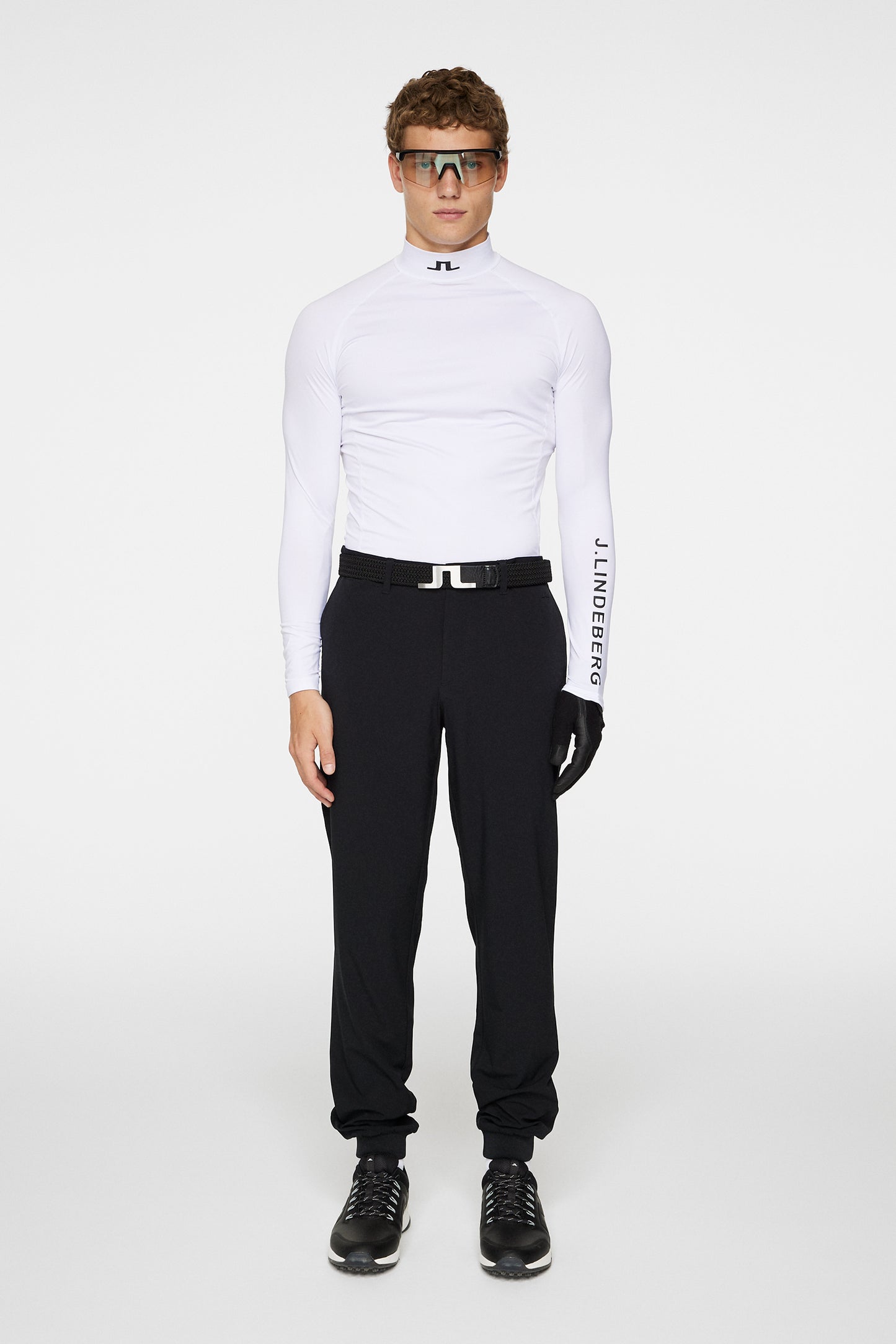 Cuff Jogger Pant in Black by J.Lindeberg