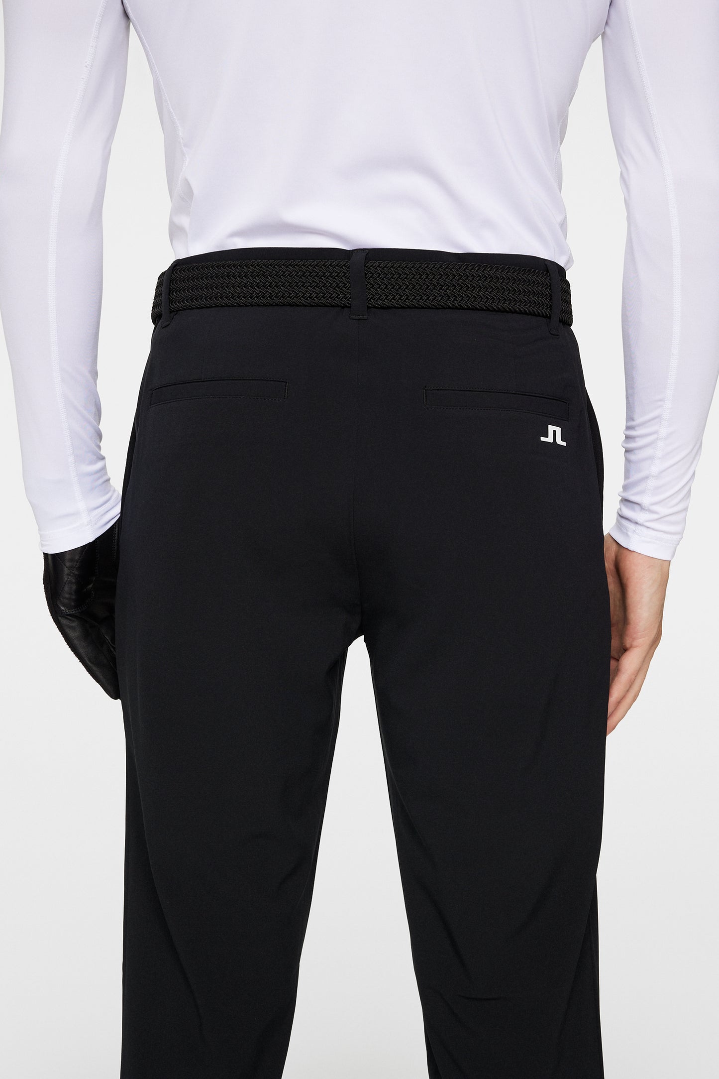 Cuff Jogger Pant in Black by J.Lindeberg