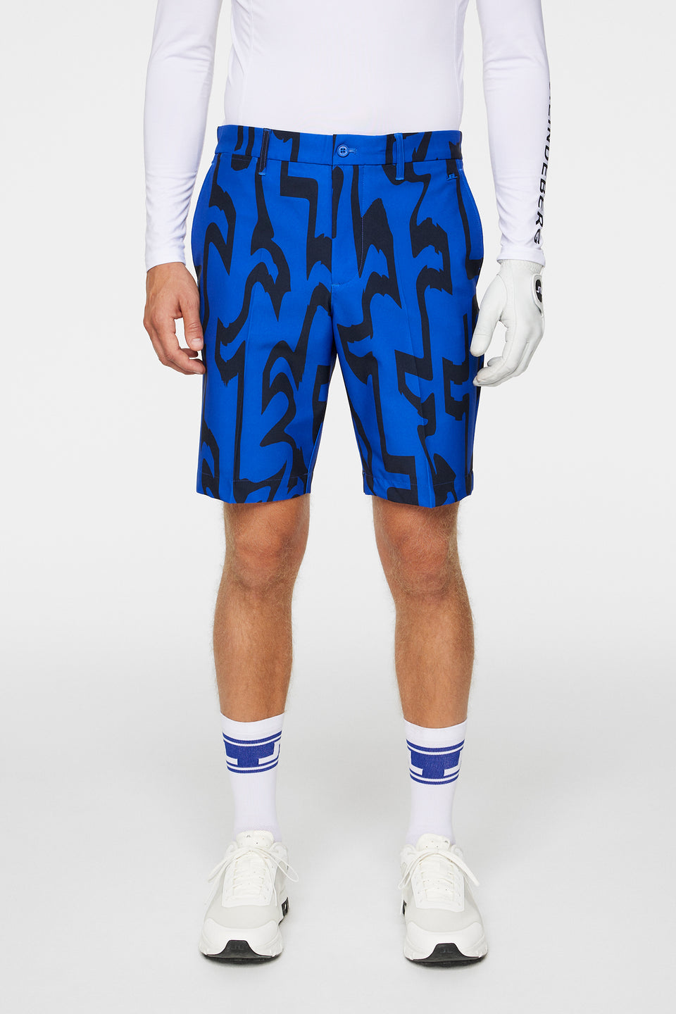 Eloy Print Shorts / Glitch Bridge Blue