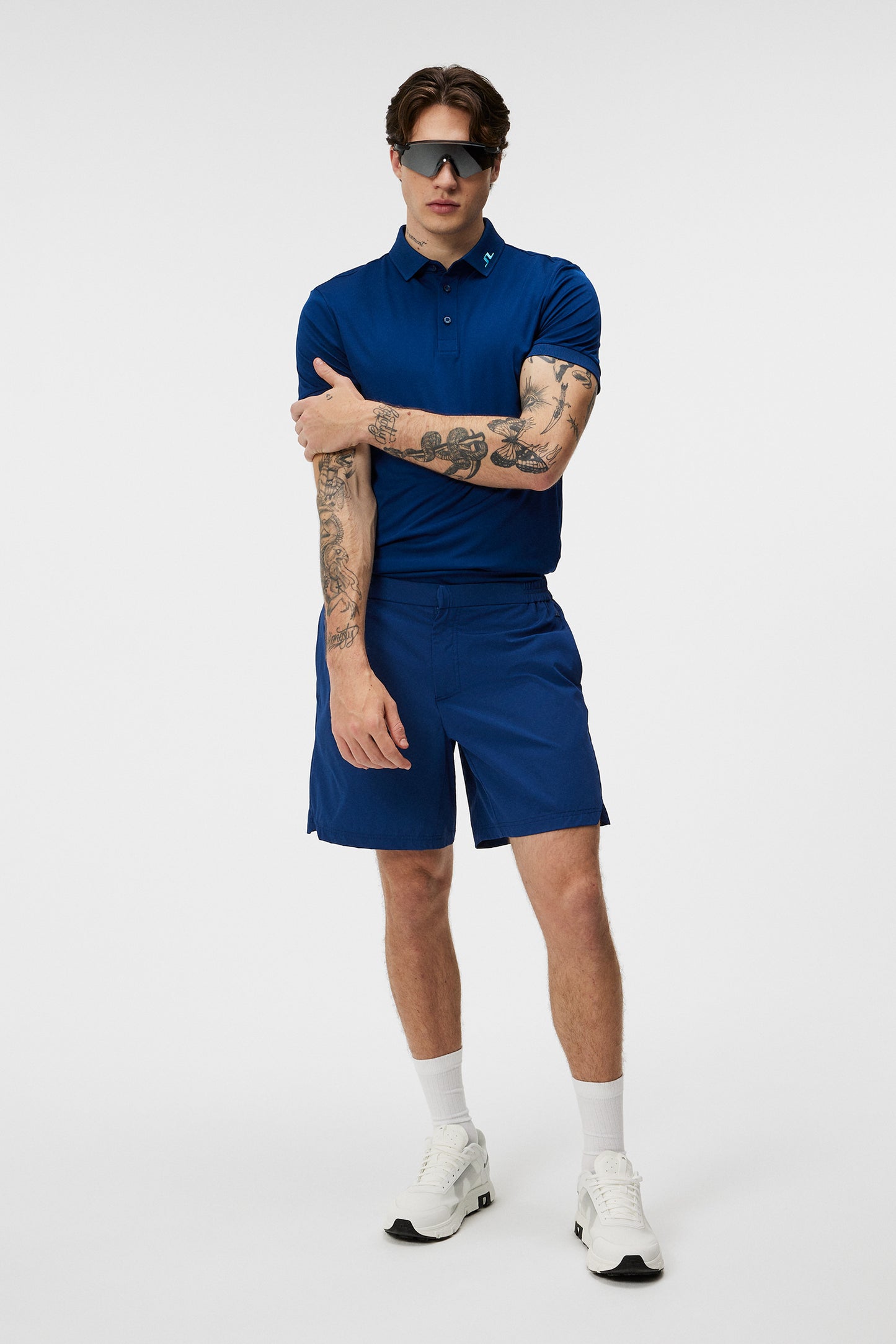 Hybrid Shorts in Estate Blue by J.Lindeberg