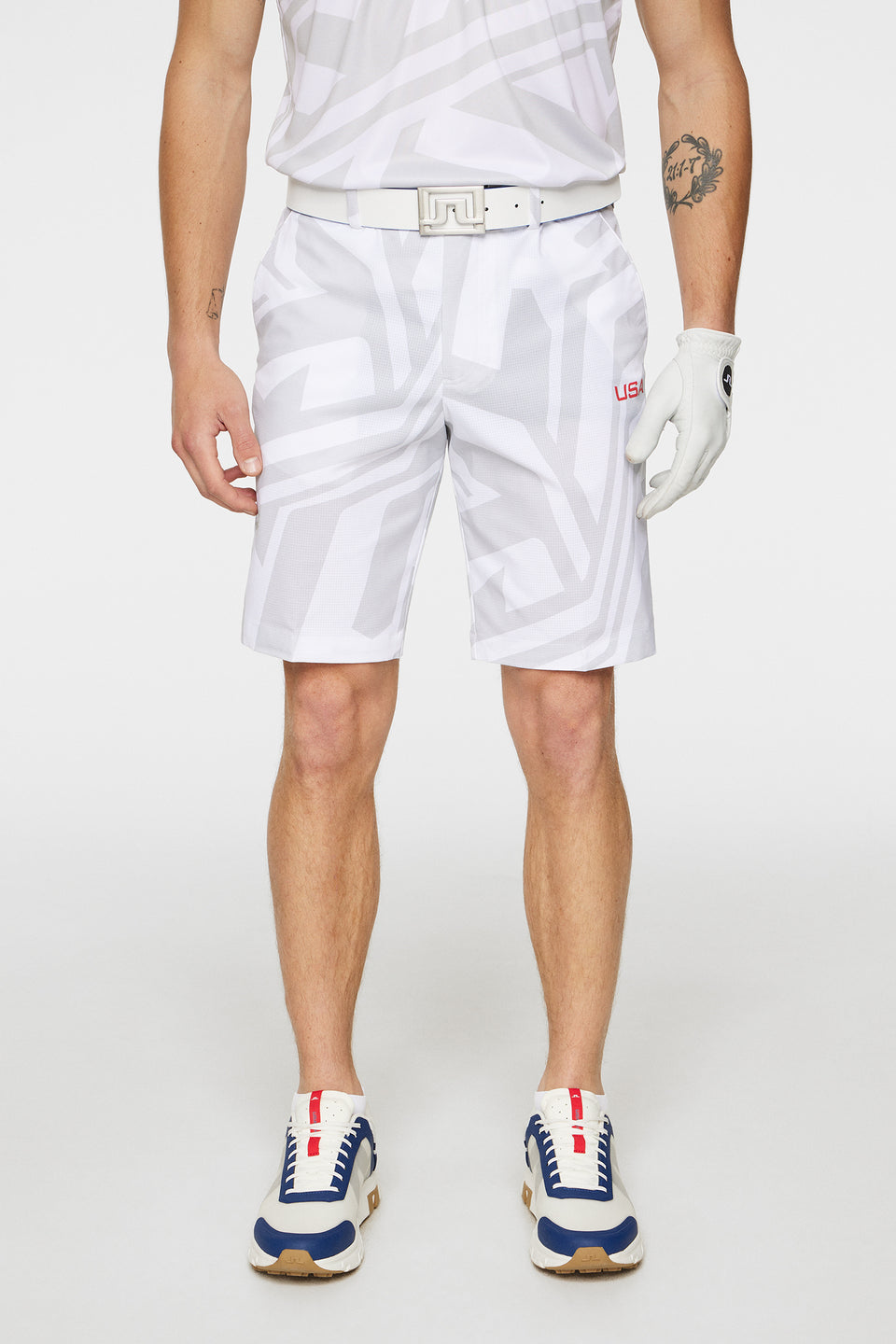 Vent Shorts Print / US Golf White