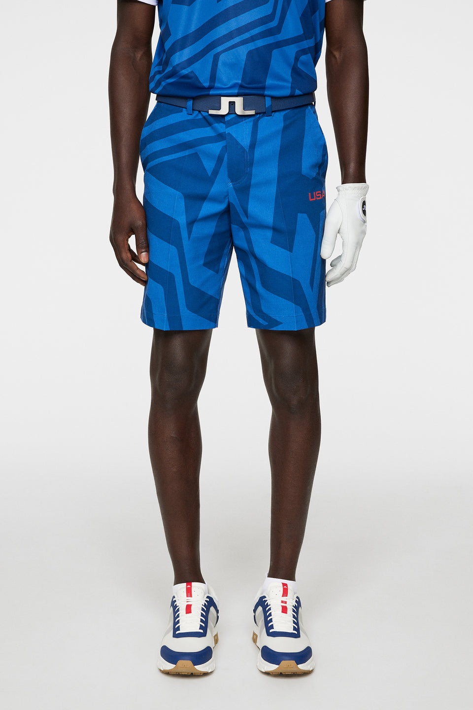 Vent Shorts Print / US Golf Blue