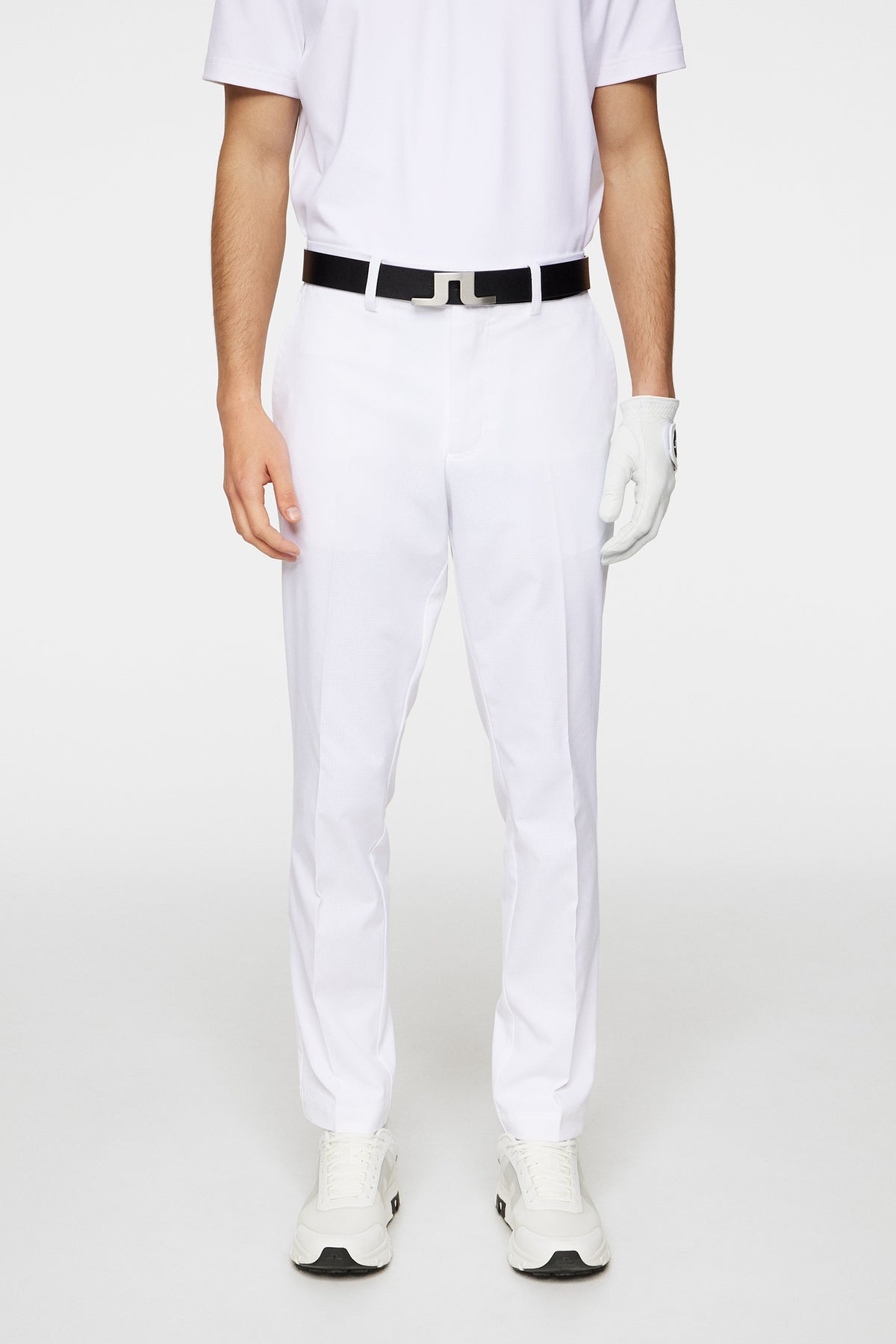 Vent Pant in White by J.Lindeberg