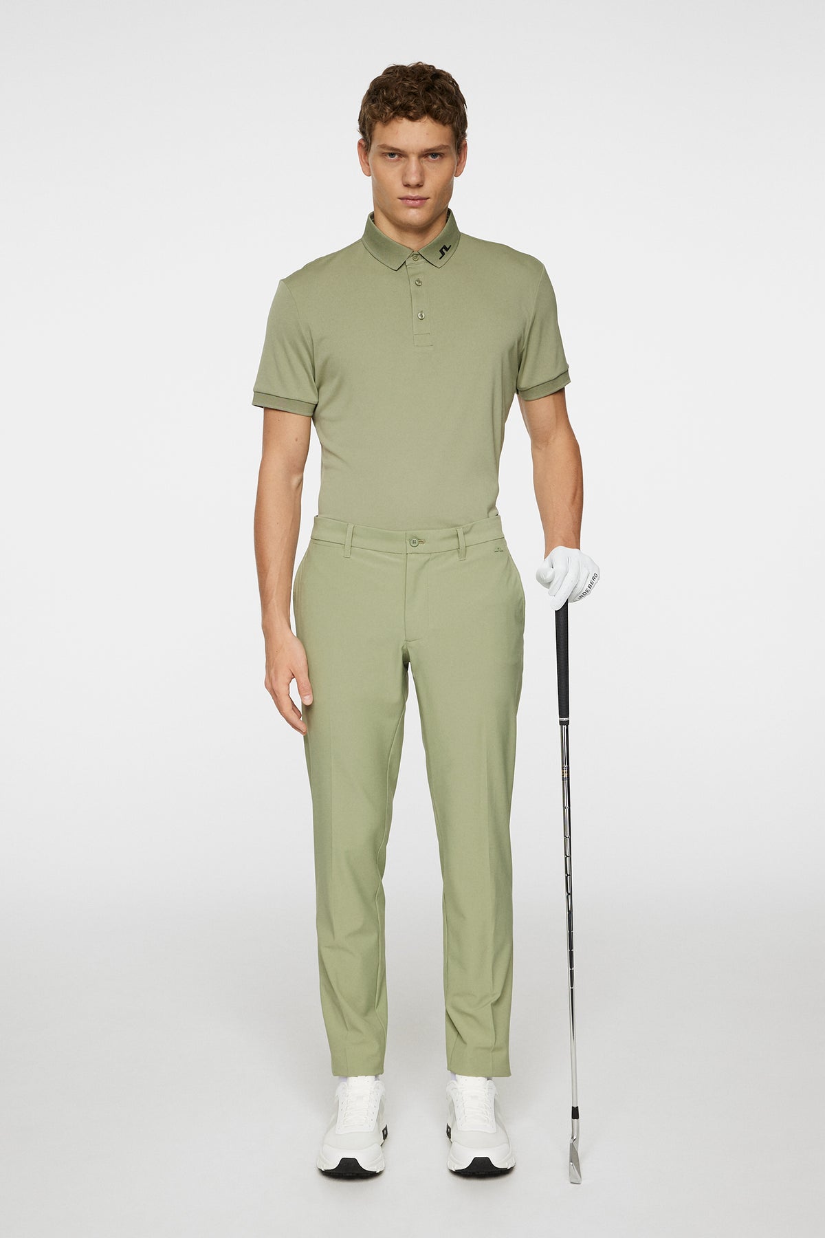 Ellott Pant in Oil Green by J.Lindeberg