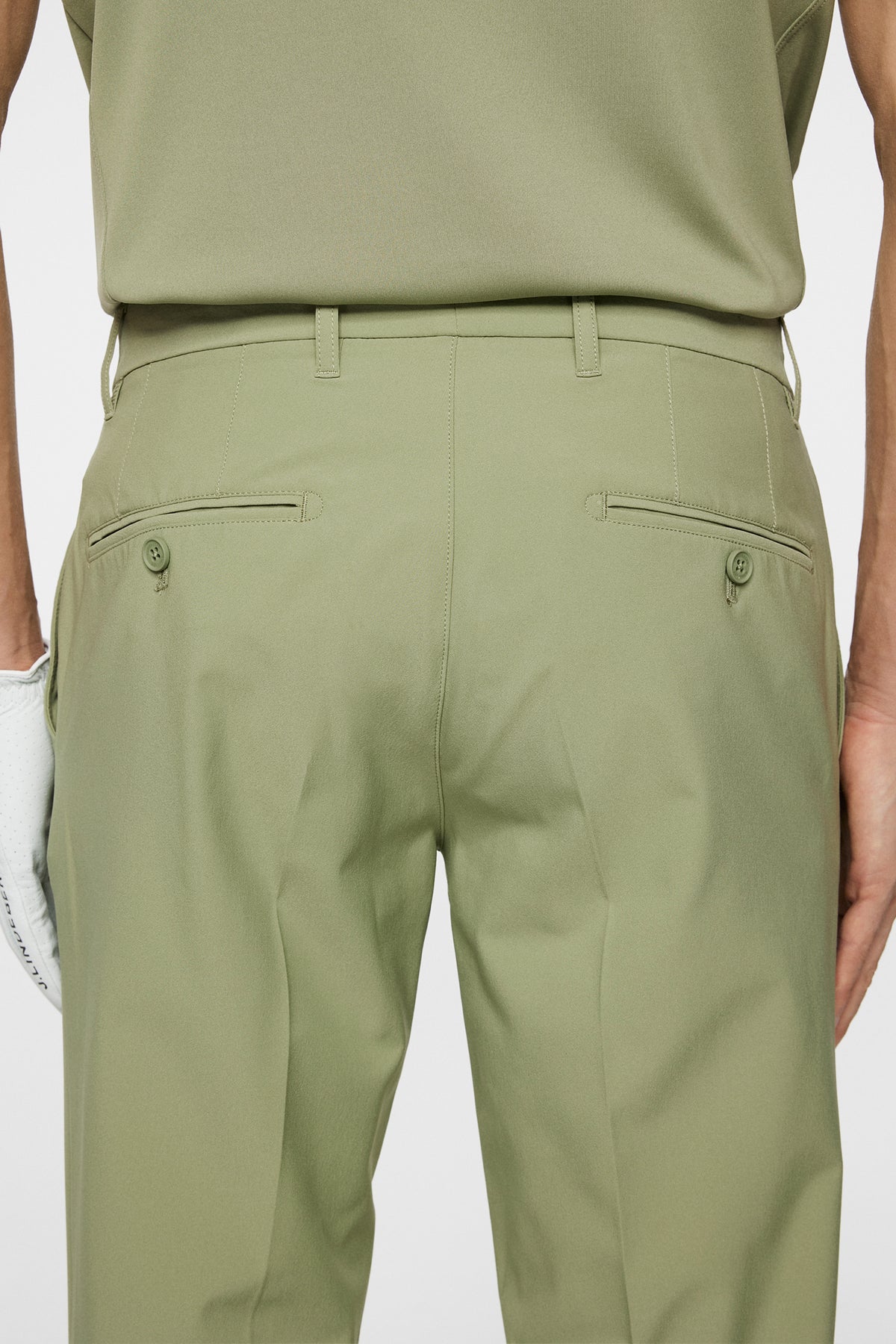 Ellott Pant in Oil Green by J.Lindeberg