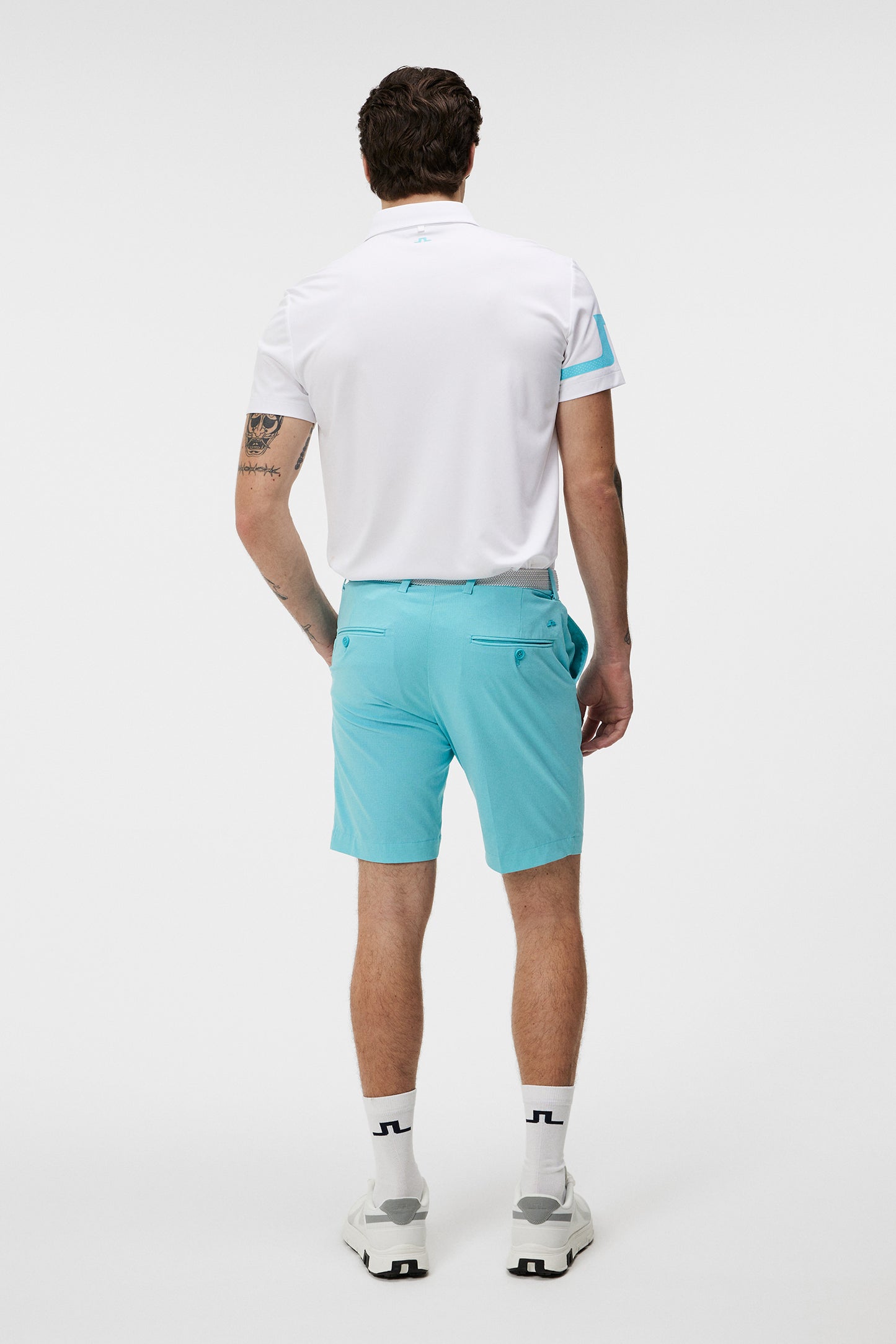 Vent Tight Shorts in Blue Curacao by J.Lindeberg