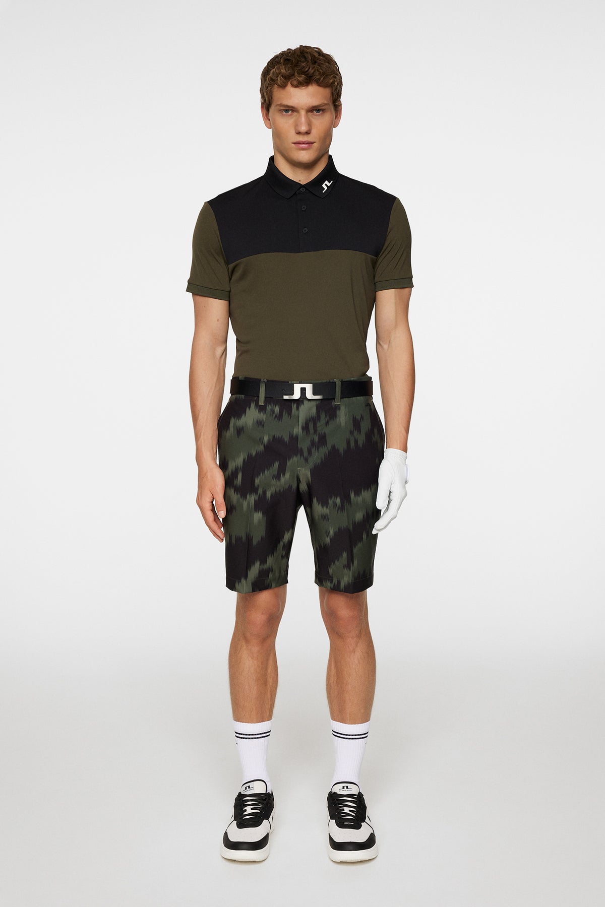 Eloy Print Shorts in Warp Forest L by J.Lindeberg
