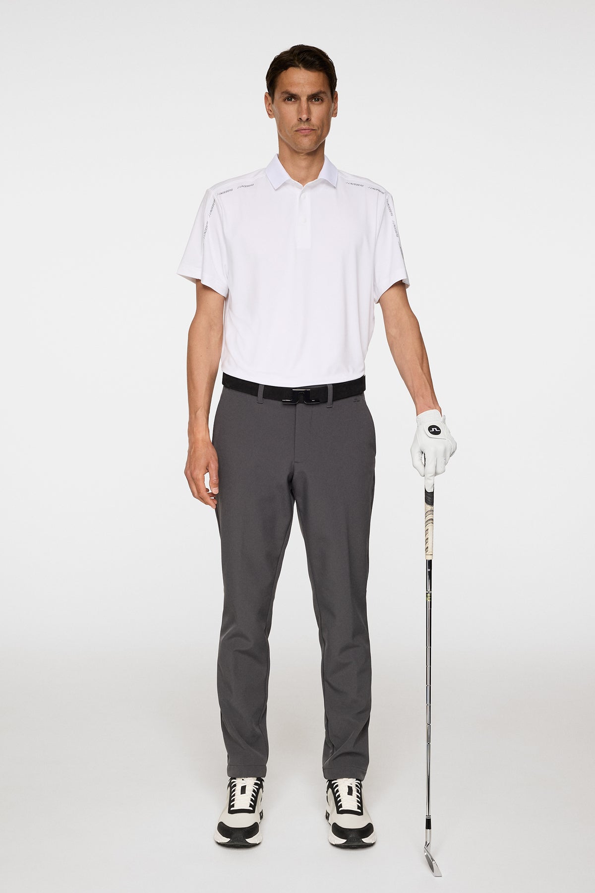 Ellott Bonded Fleece Pant in Asphalt by J.Lindeberg