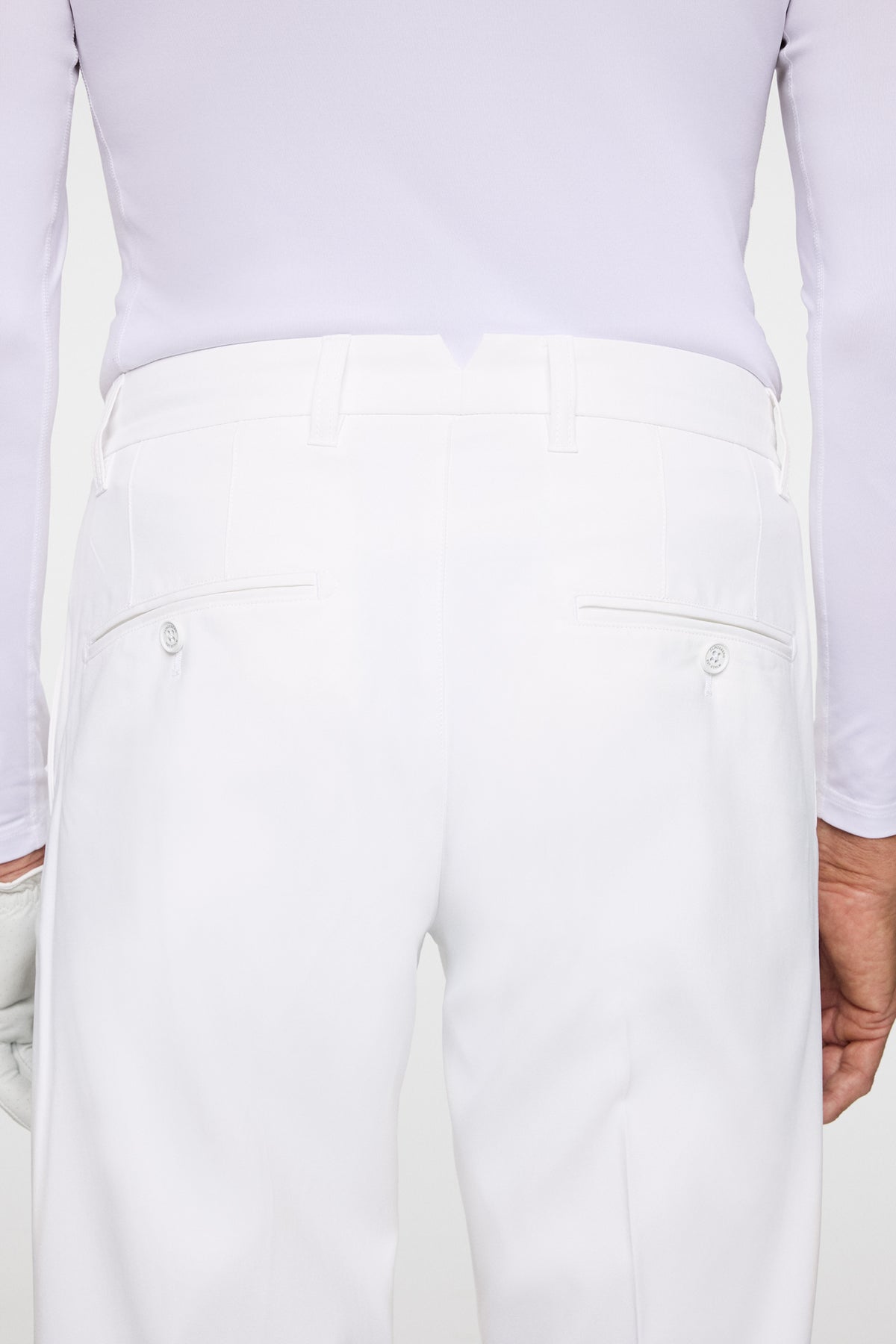 Ellott Pant in White by J.Lindeberg