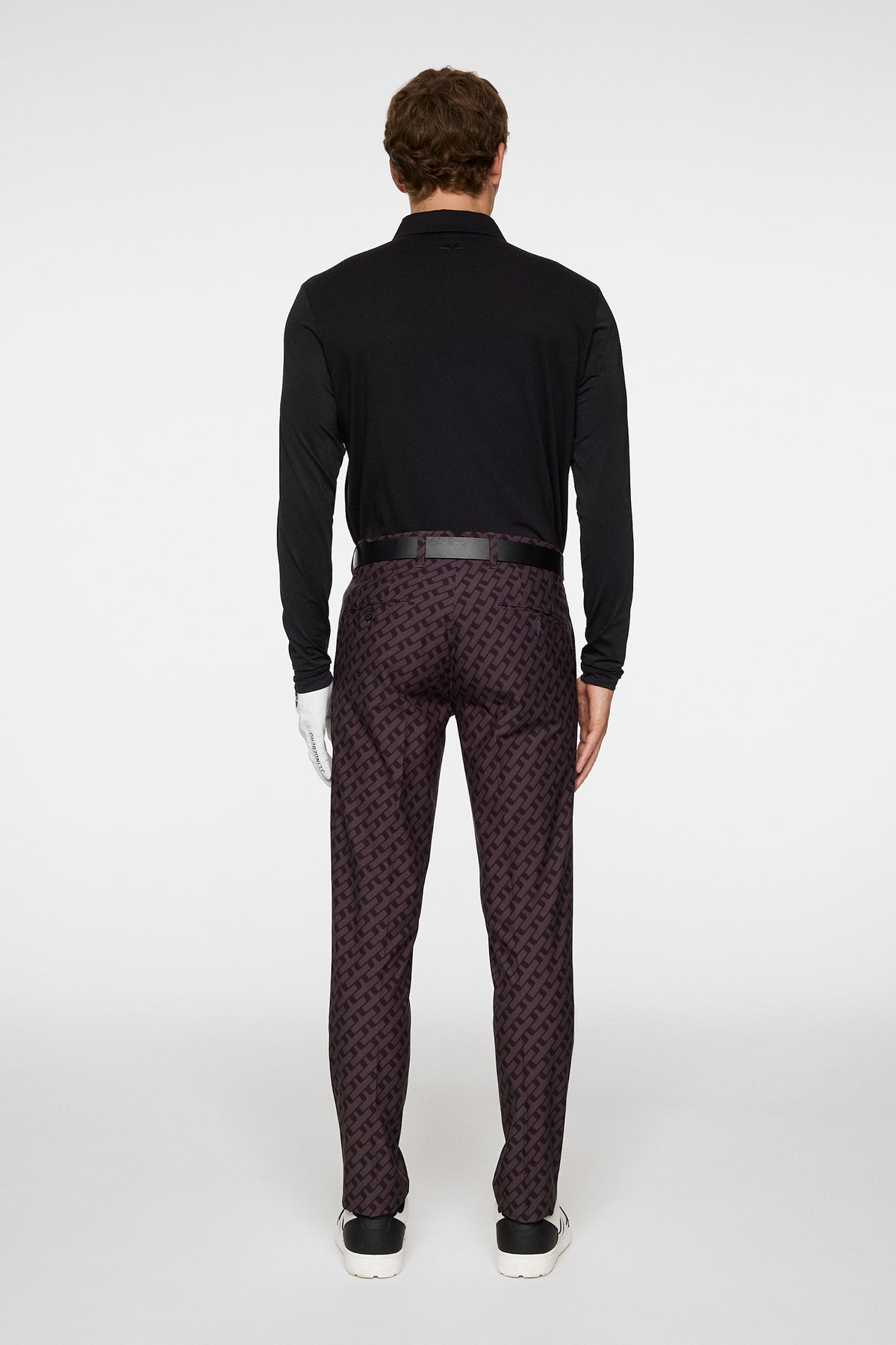 Ellott Print Pant in Tour Geo Tonal Black M by J.Lindeberg
