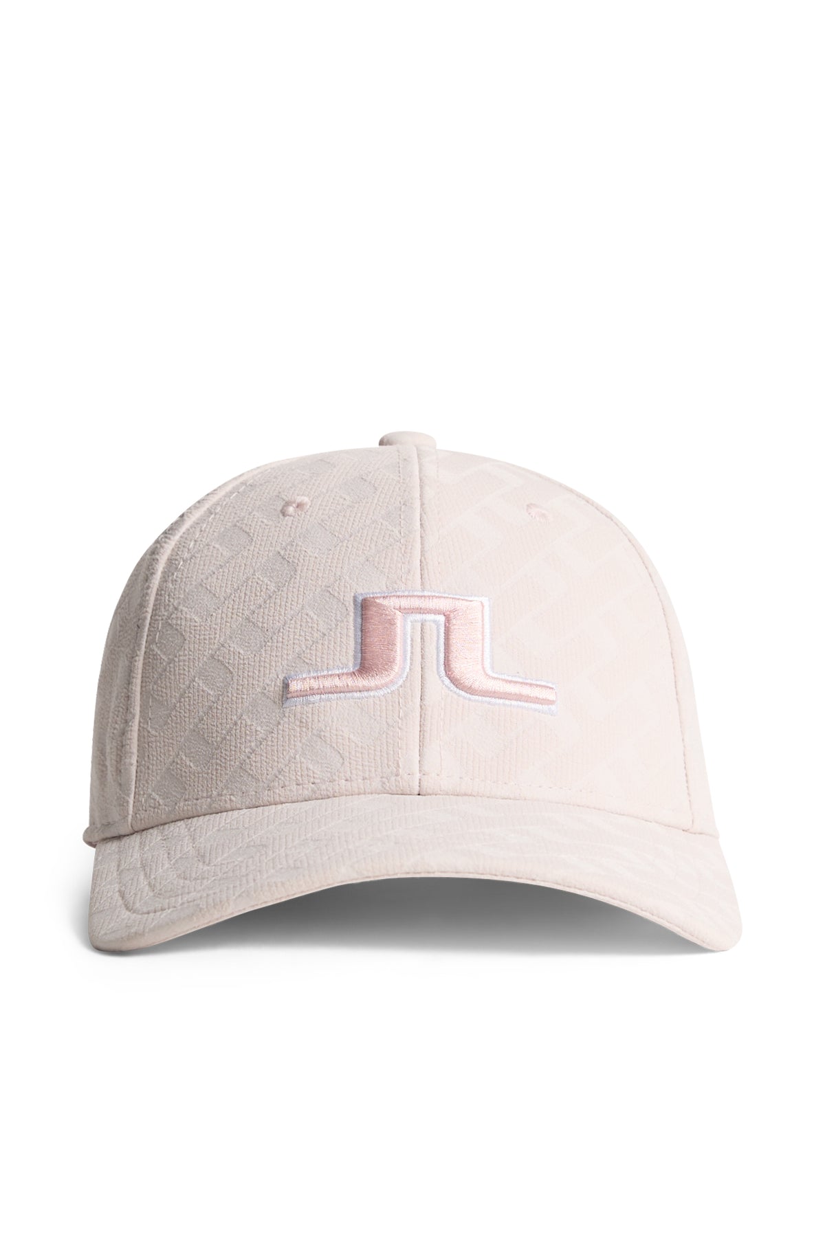 Anga Jacquard Cap in Tour Geo Jacquard Grey Lilac M by J.Lindeberg