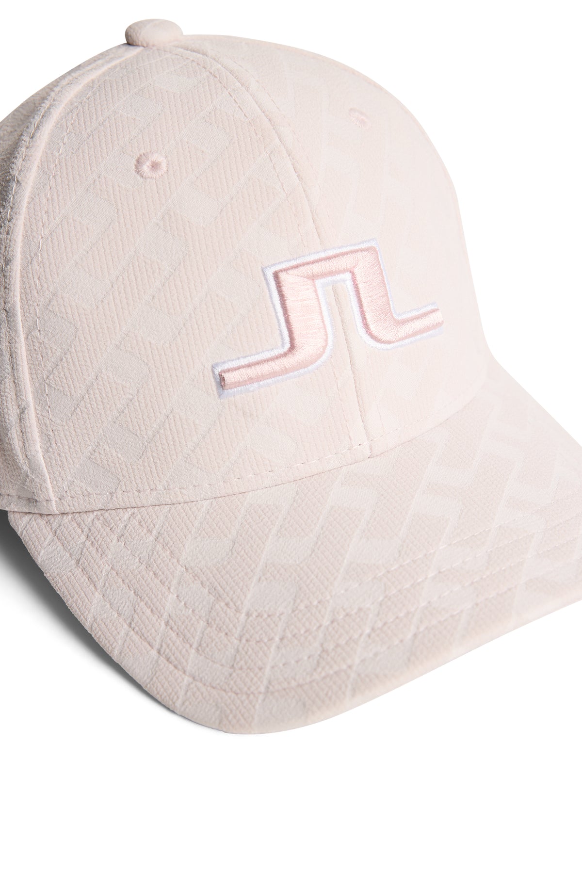 Anga Jacquard Cap in Tour Geo Jacquard Grey Lilac M by J.Lindeberg