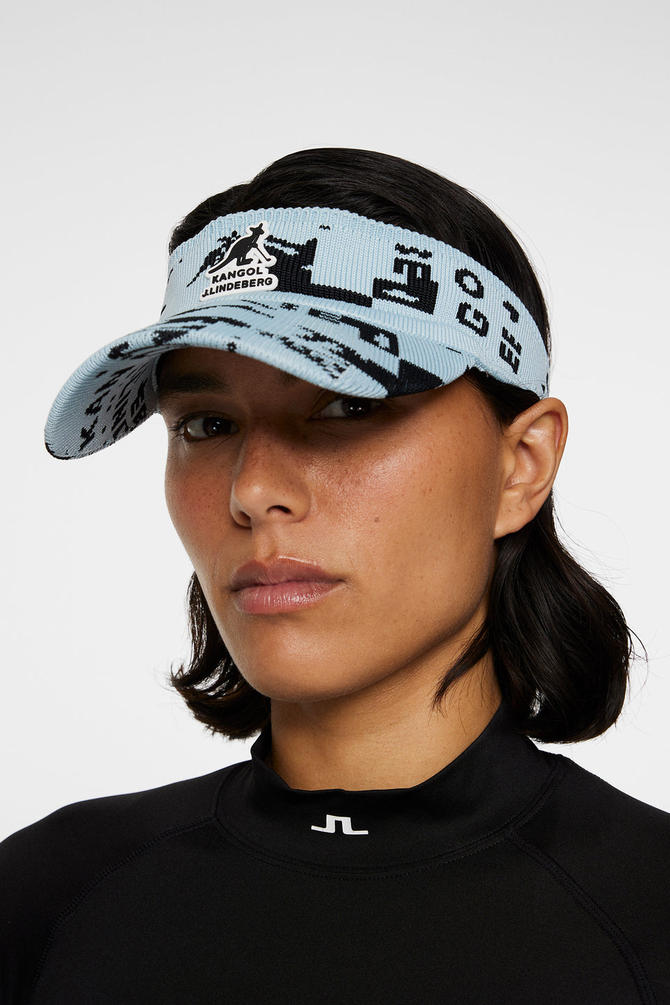 Astoria Jacquard Visor / Winter Sky