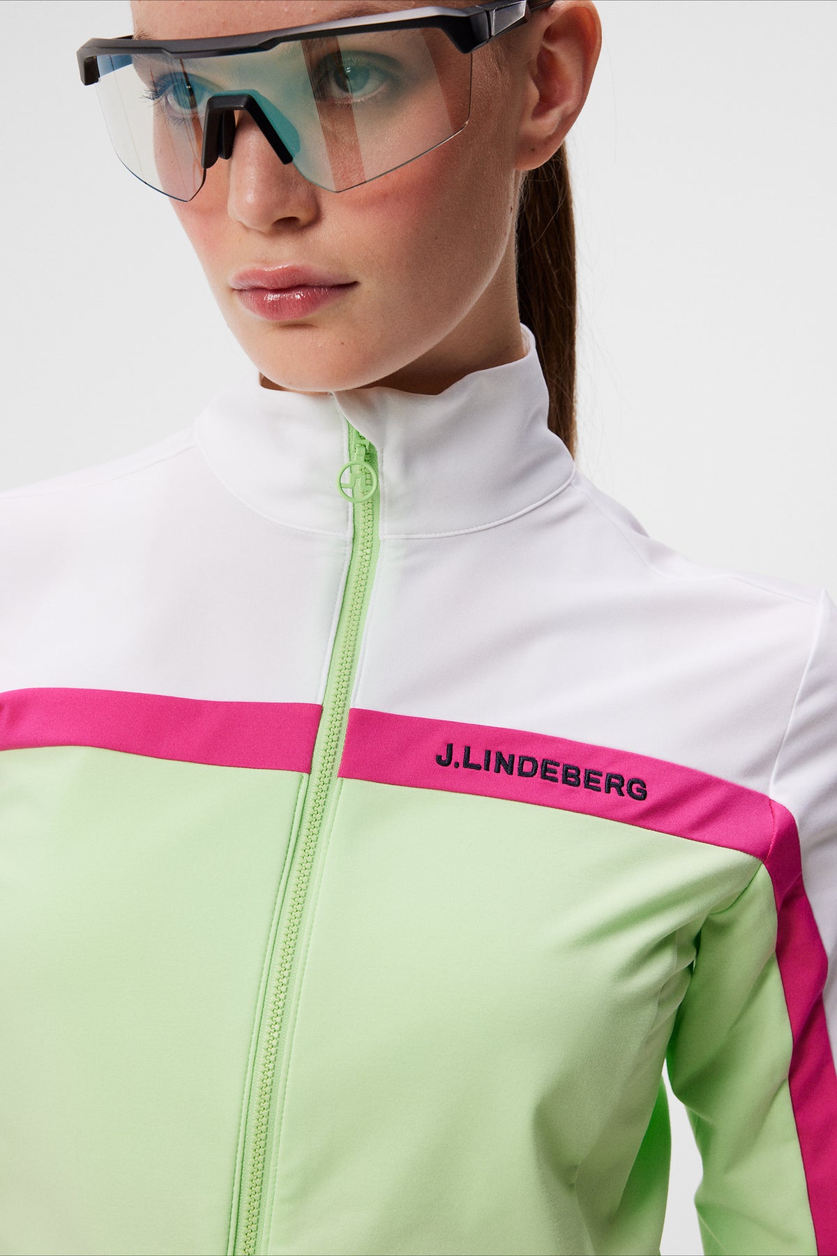 Seasonal Janice Mid Layer in Paradise Green by J.Lindeberg