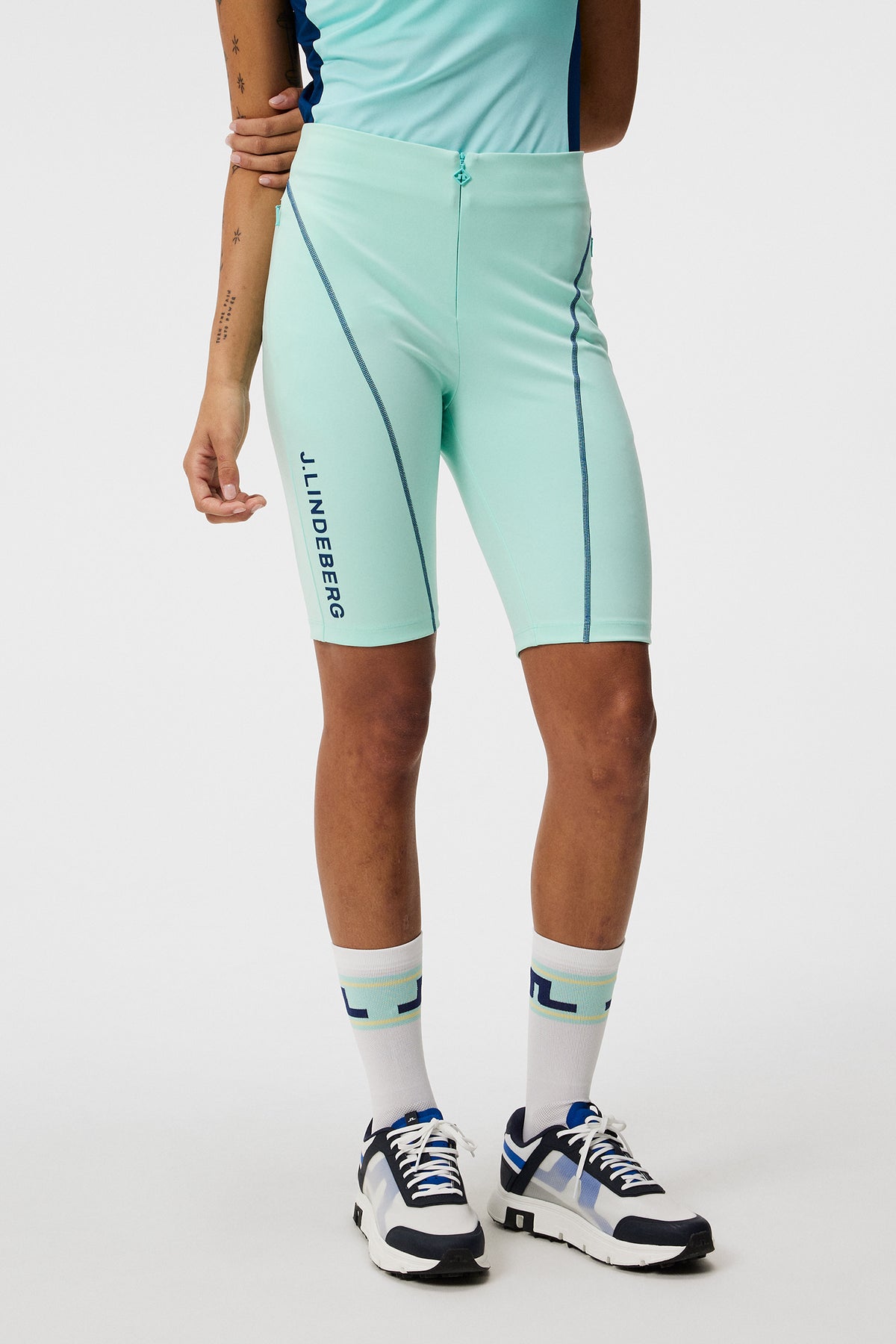 Francesca Short Tights in Aruba Blue by J.Lindeberg
