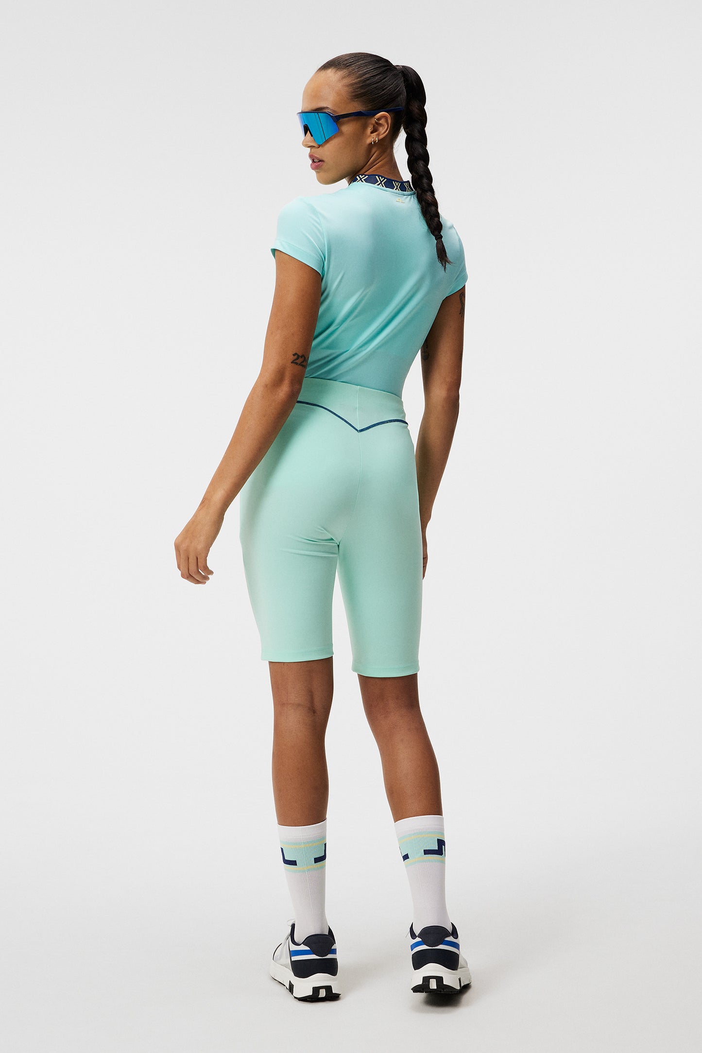 Francesca Short Tights in Aruba Blue by J.Lindeberg