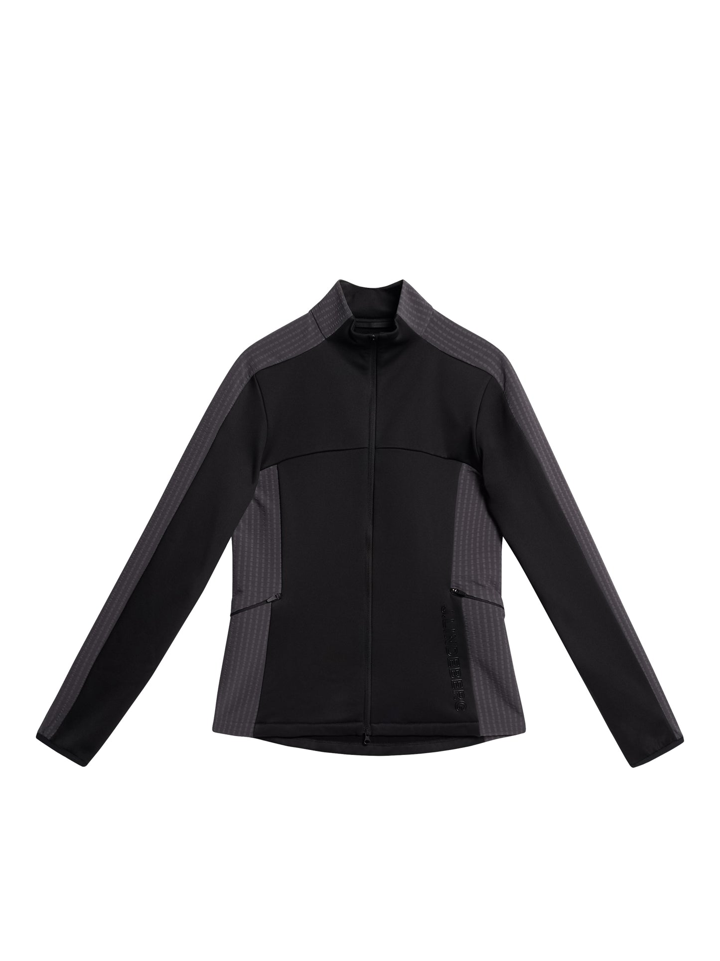 Nina Hybrid Mid Layer in Black by J.Lindeberg