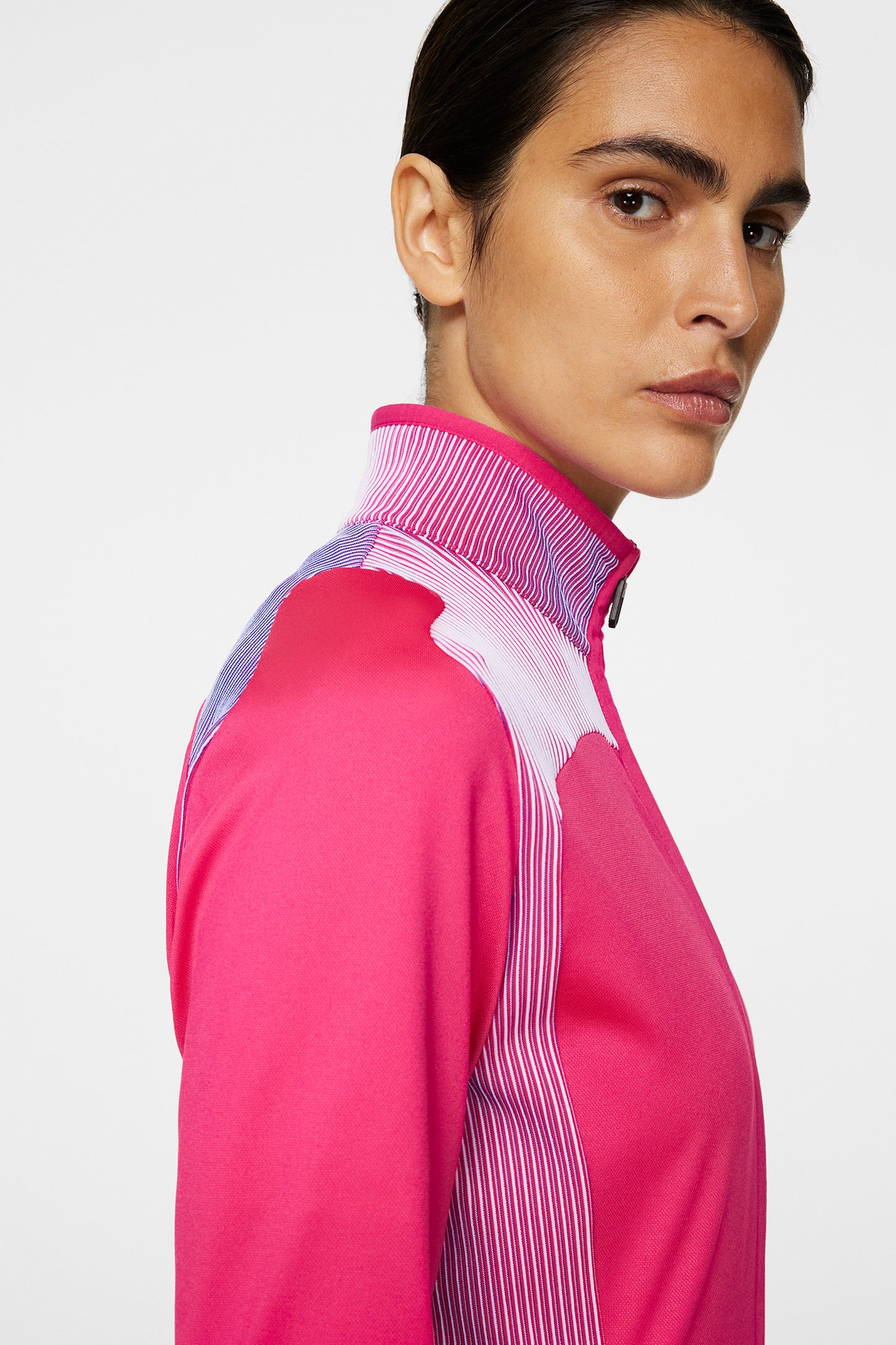 Thelma Thermolite Mid Layer in Pink Peacock by J.Lindeberg