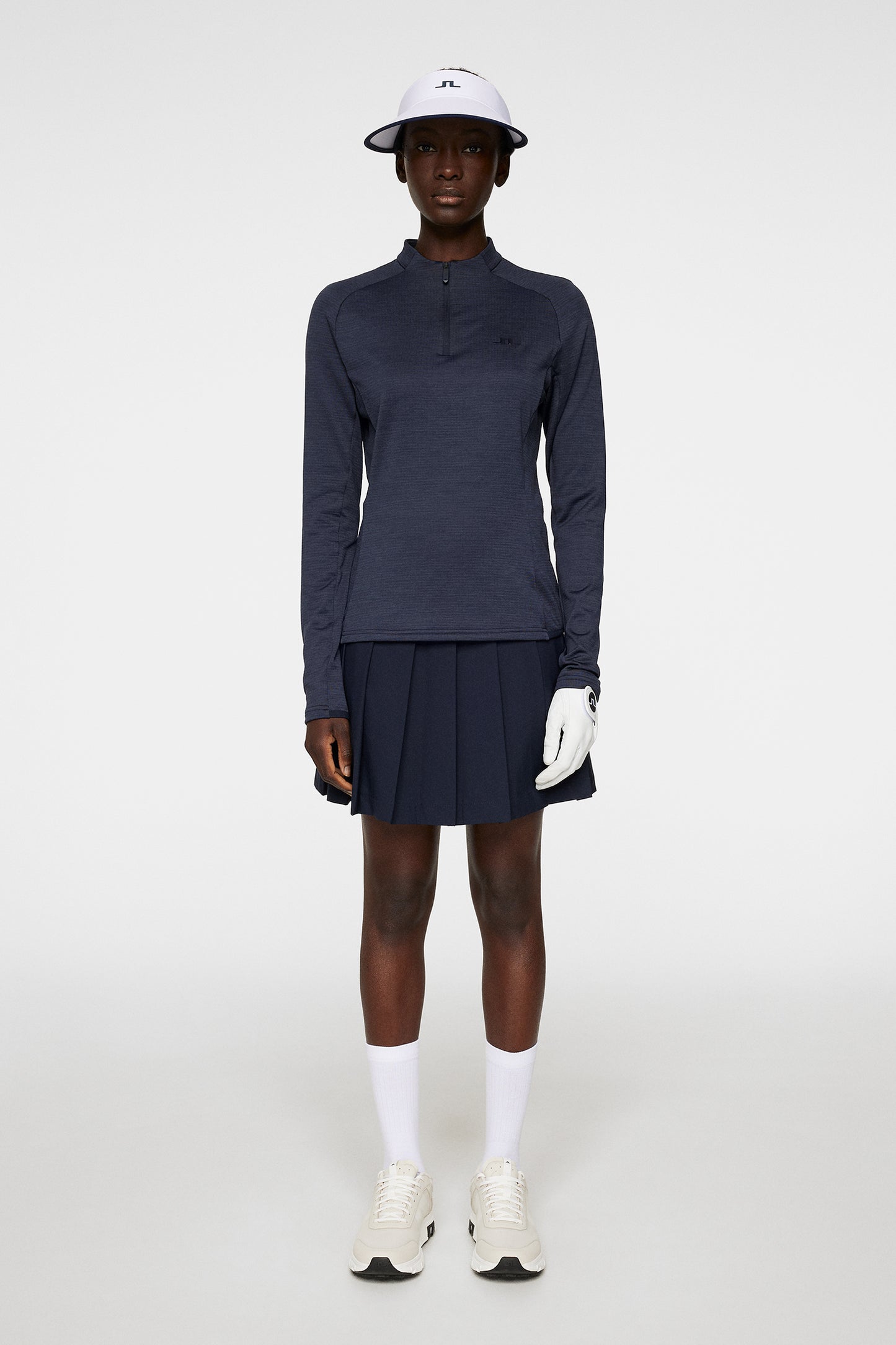 Steffi Mid Layer in Navy Melange by J.Lindeberg