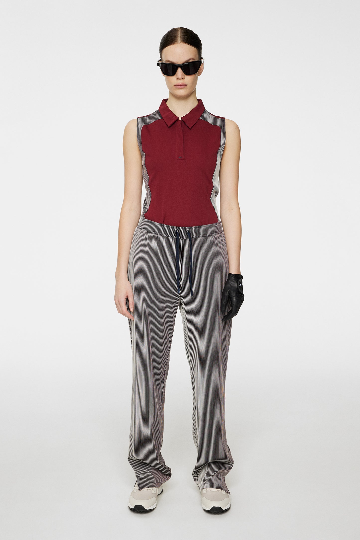 Nelly Pant in Cabernet by J.Lindeberg