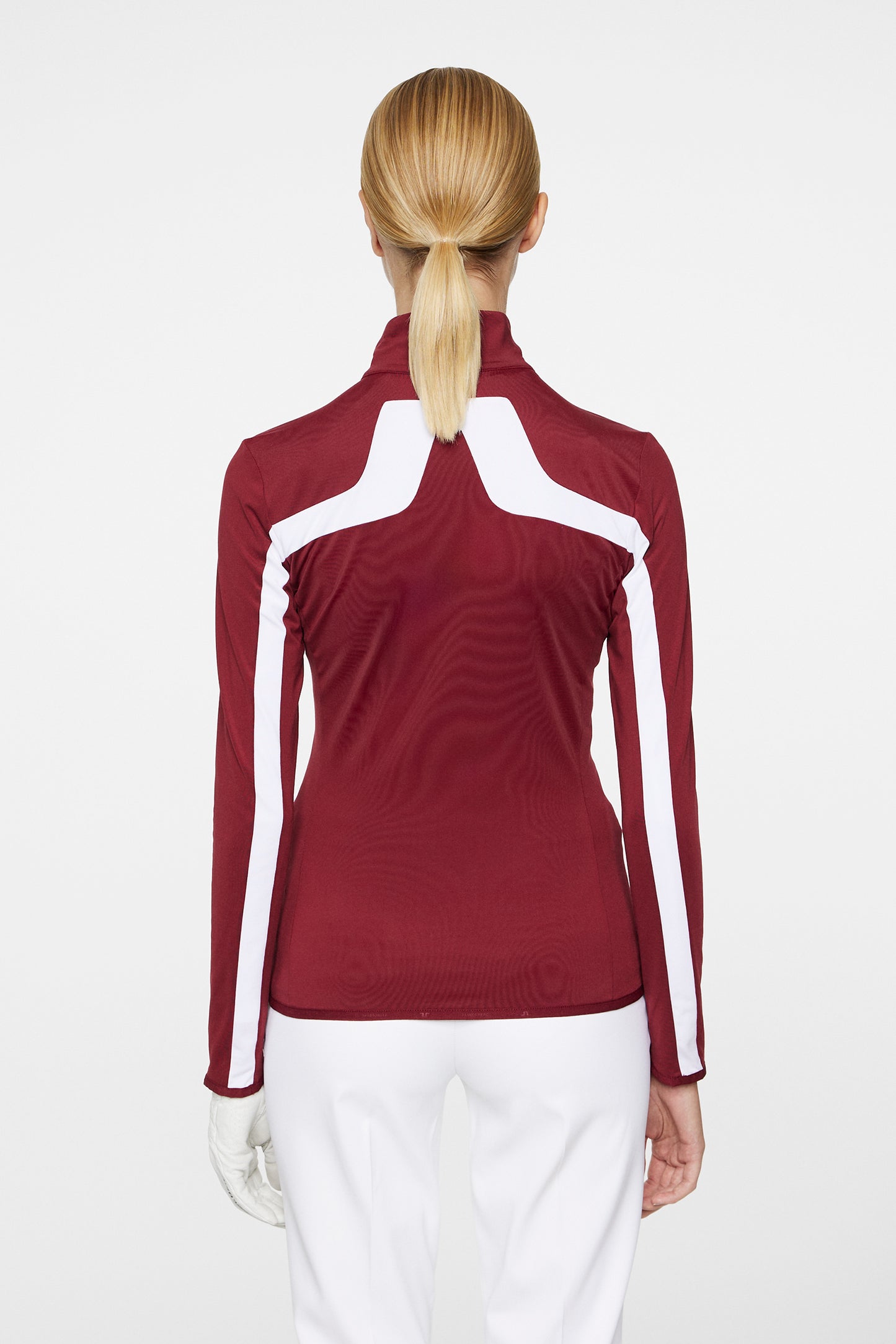 Seasonal Janice Mid Layer in Cabernet by J.Lindeberg