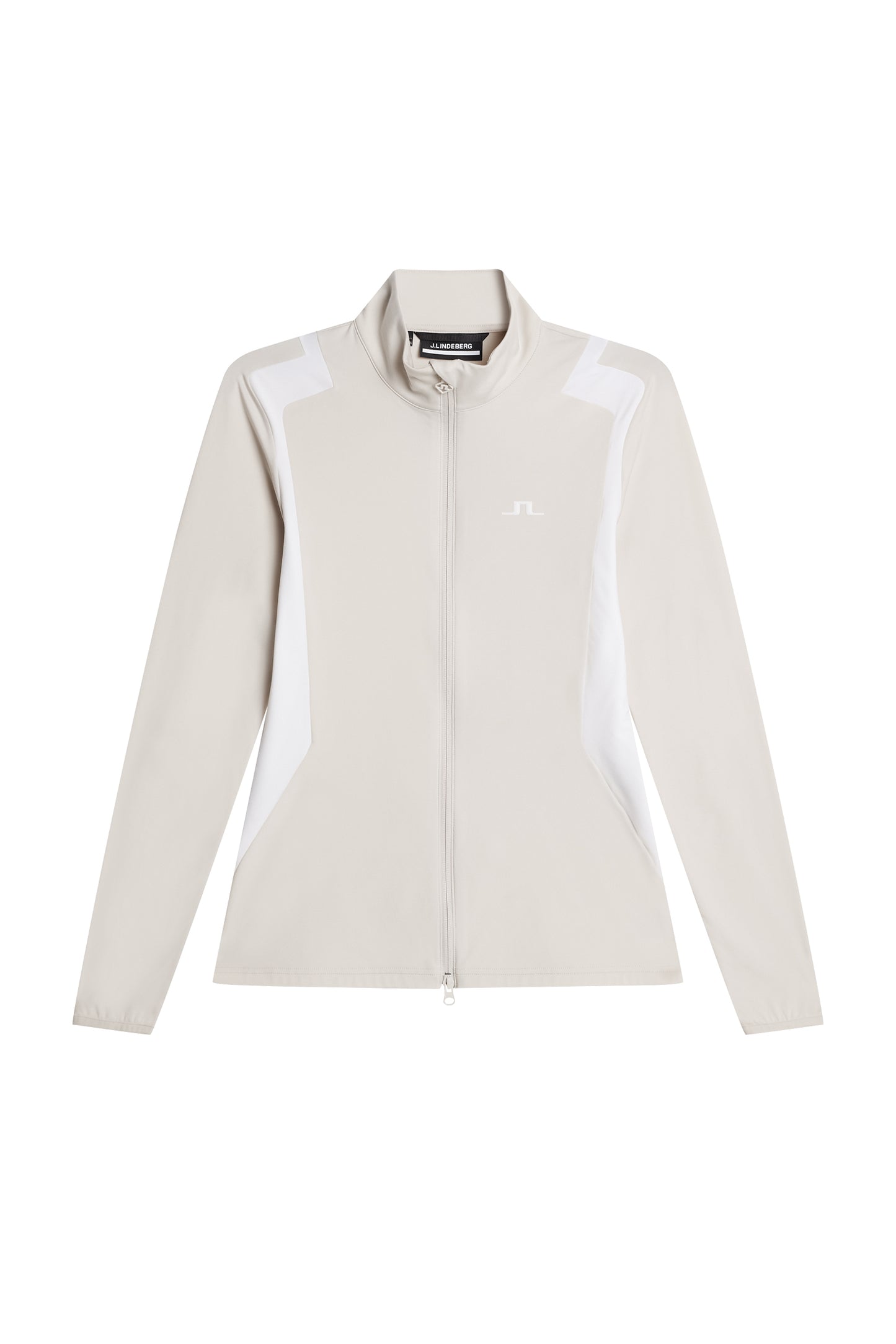 Mae Zip Mid Layer in Moonbeam by J.Lindeberg