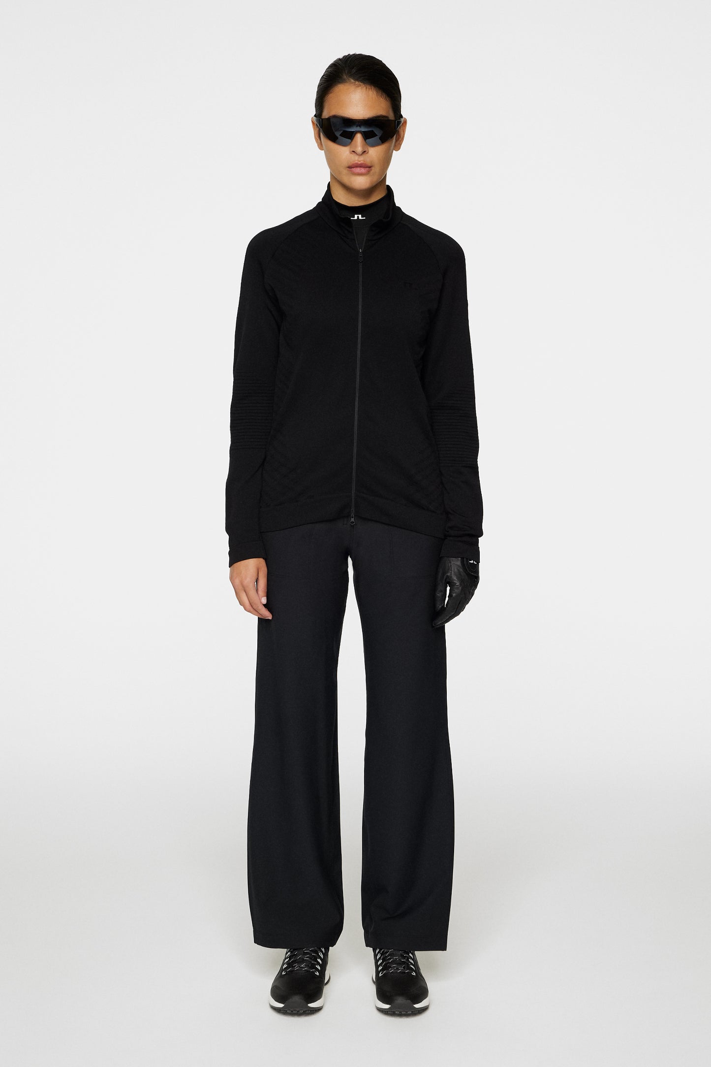 Elowen Seamless Mid Layer in Black by J.Lindeberg
