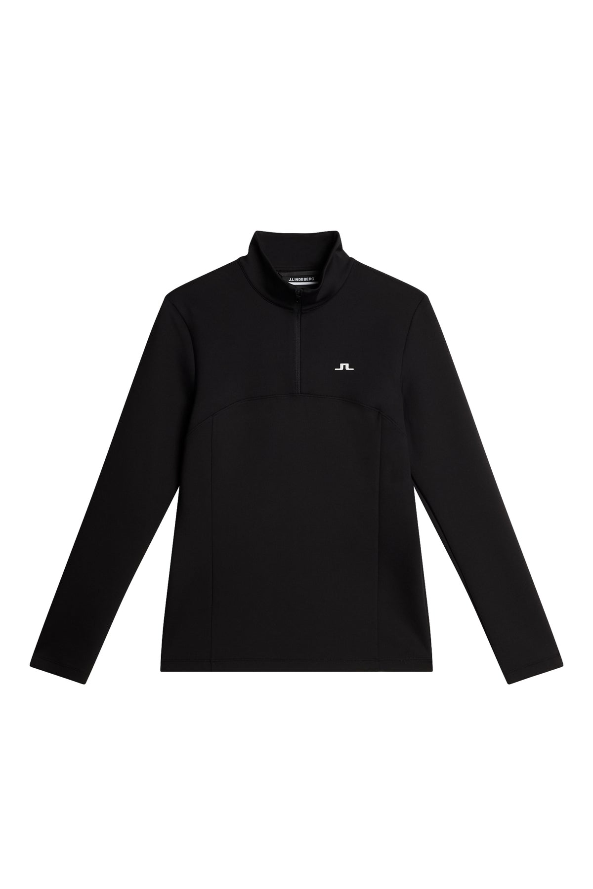 Lorelei Quarter Zip Mid Layer in Black by J.Lindeberg