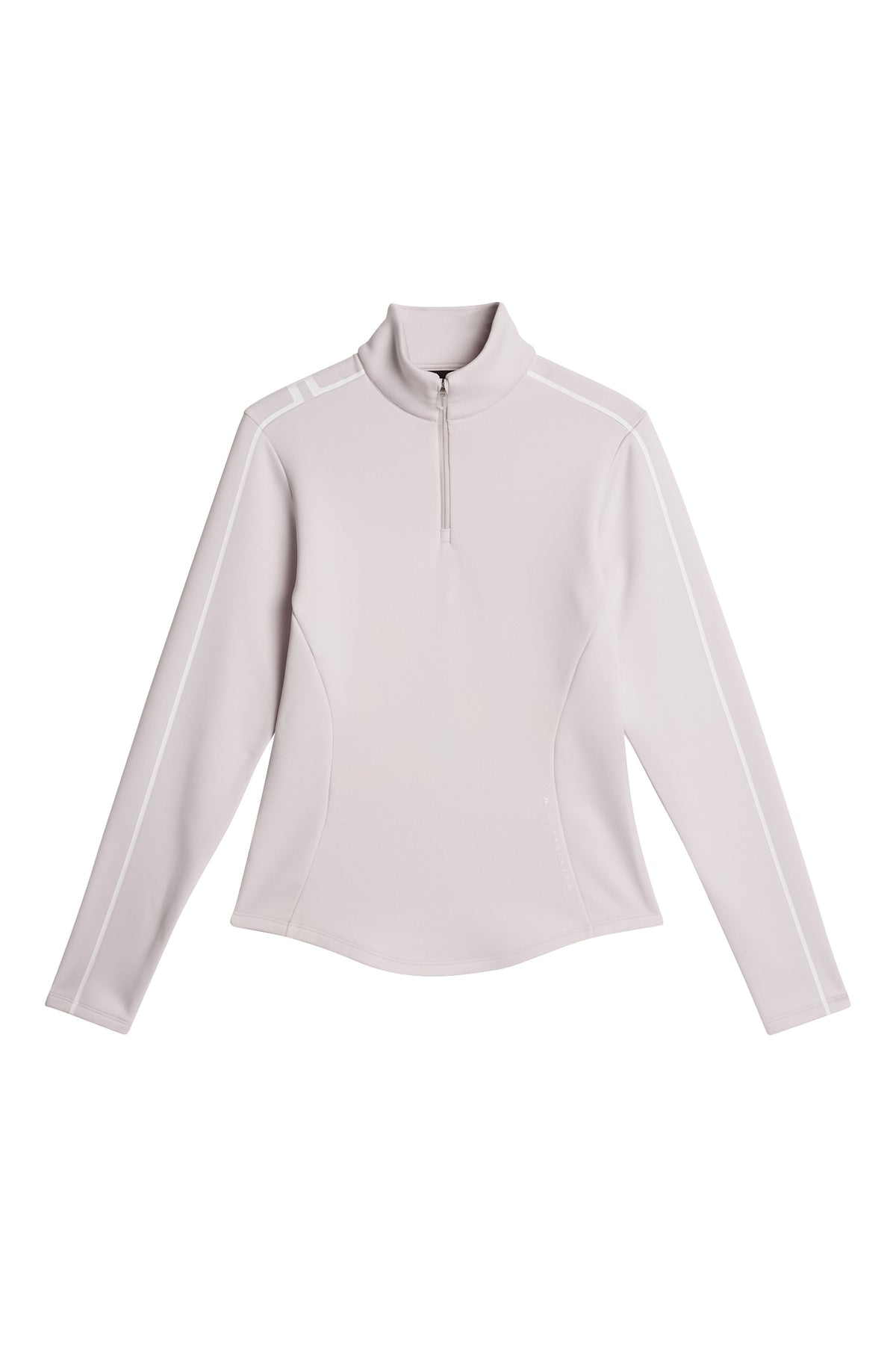 Nefe Quarter Zip Mid Layer in Grey Lilac by J.Lindeberg