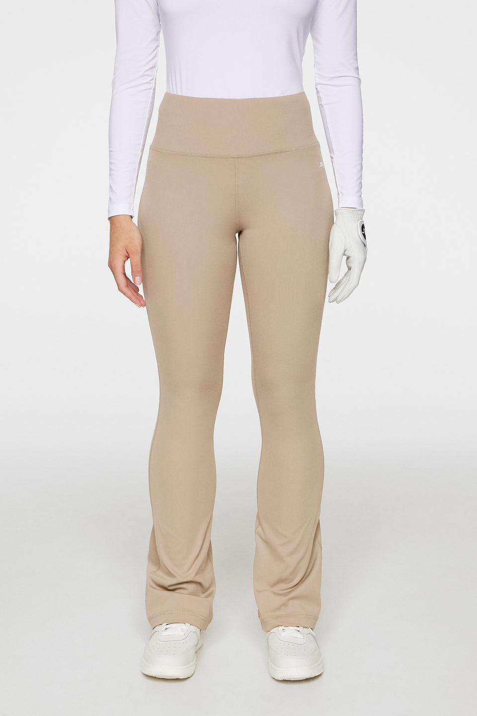 Fiona Flared Leggings / Vintage Khaki