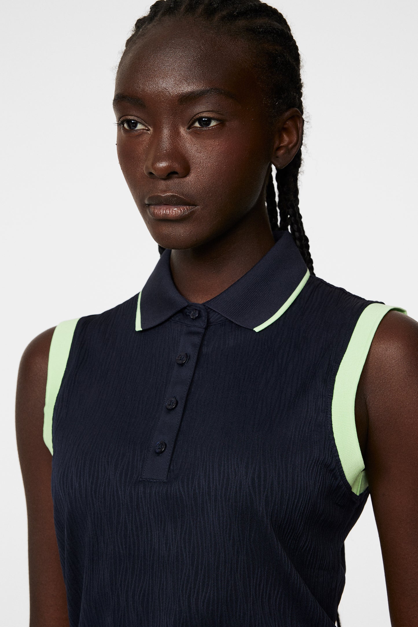 Lila Sleeveless Top in JL Navy by J.Lindeberg