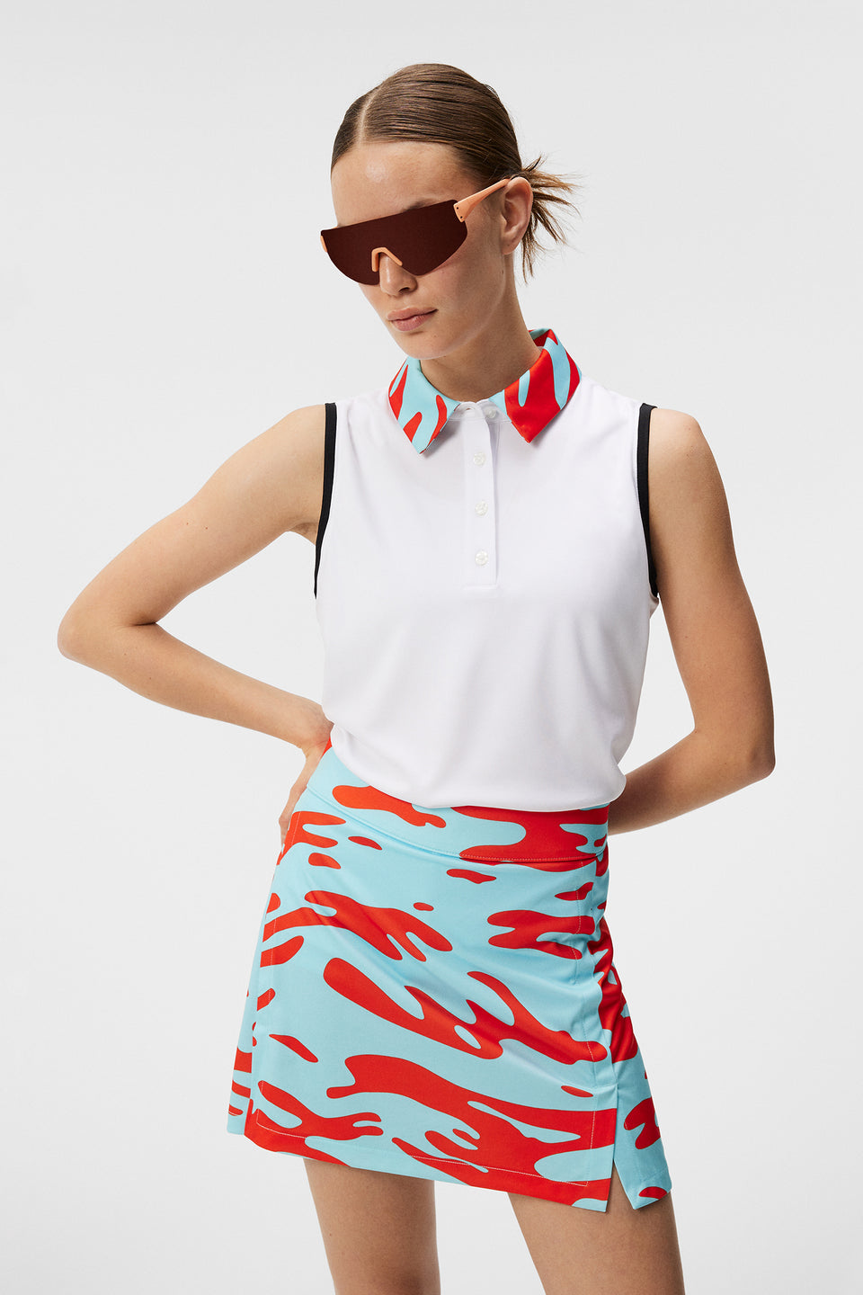 Gigi Sleeveless Top / White