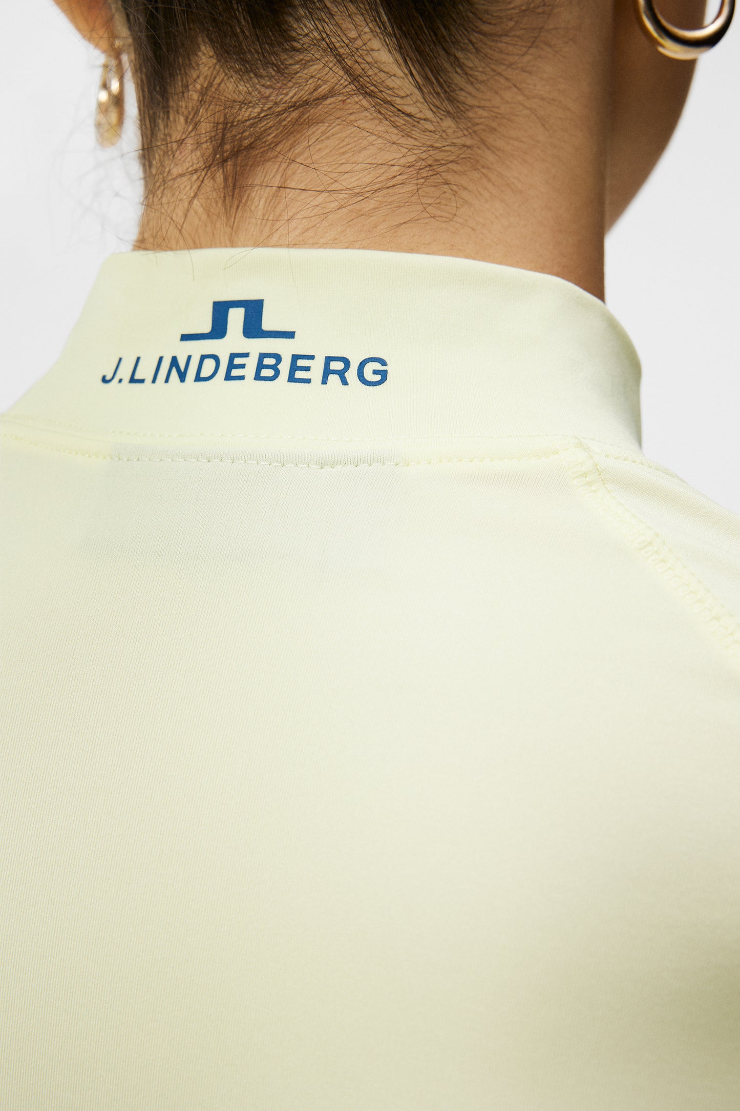 Asa Soft Compression Top in Wax Yellow by J.Lindeberg