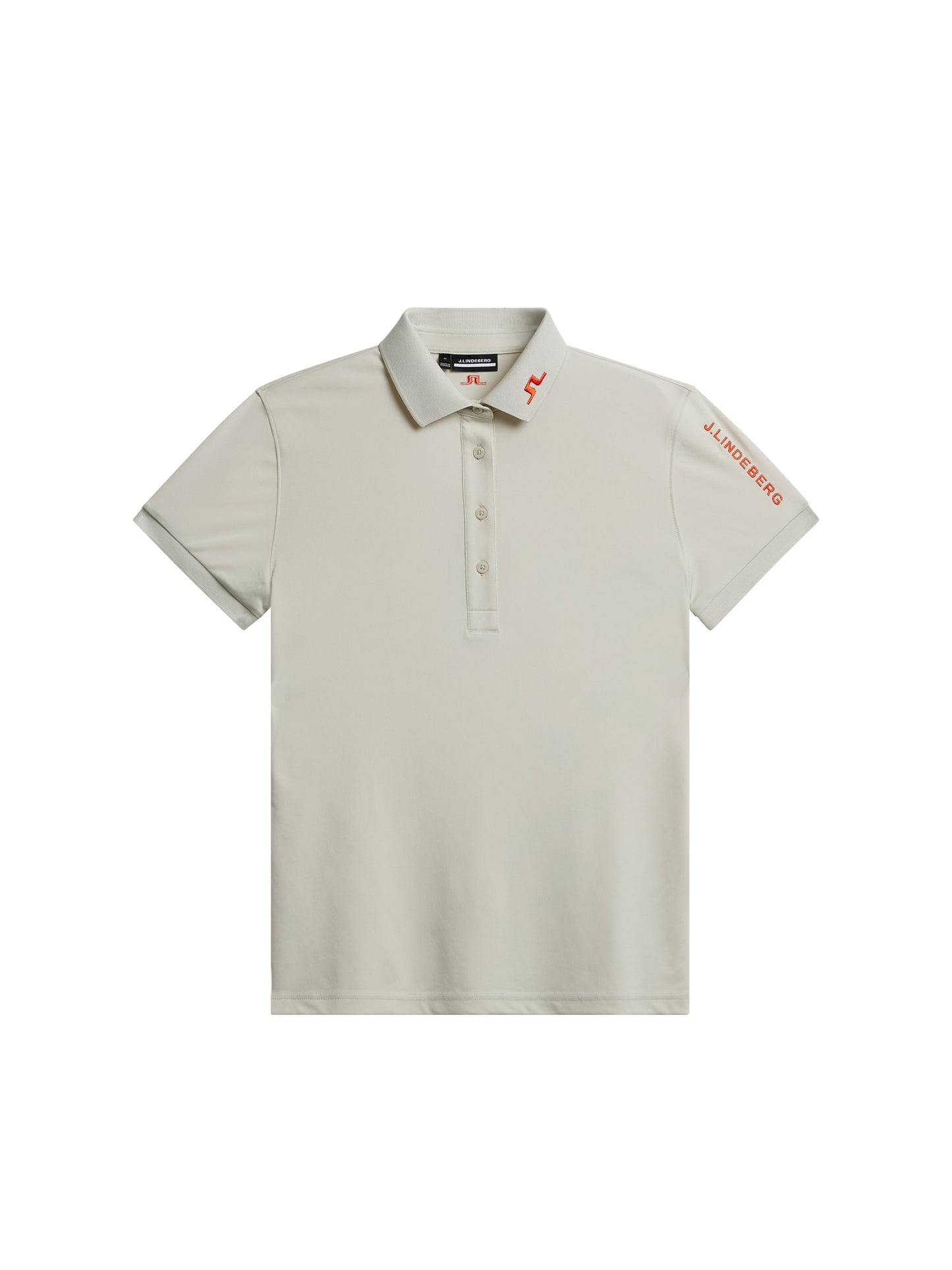 Tour Tech Polo in Almond Milk by J.Lindeberg