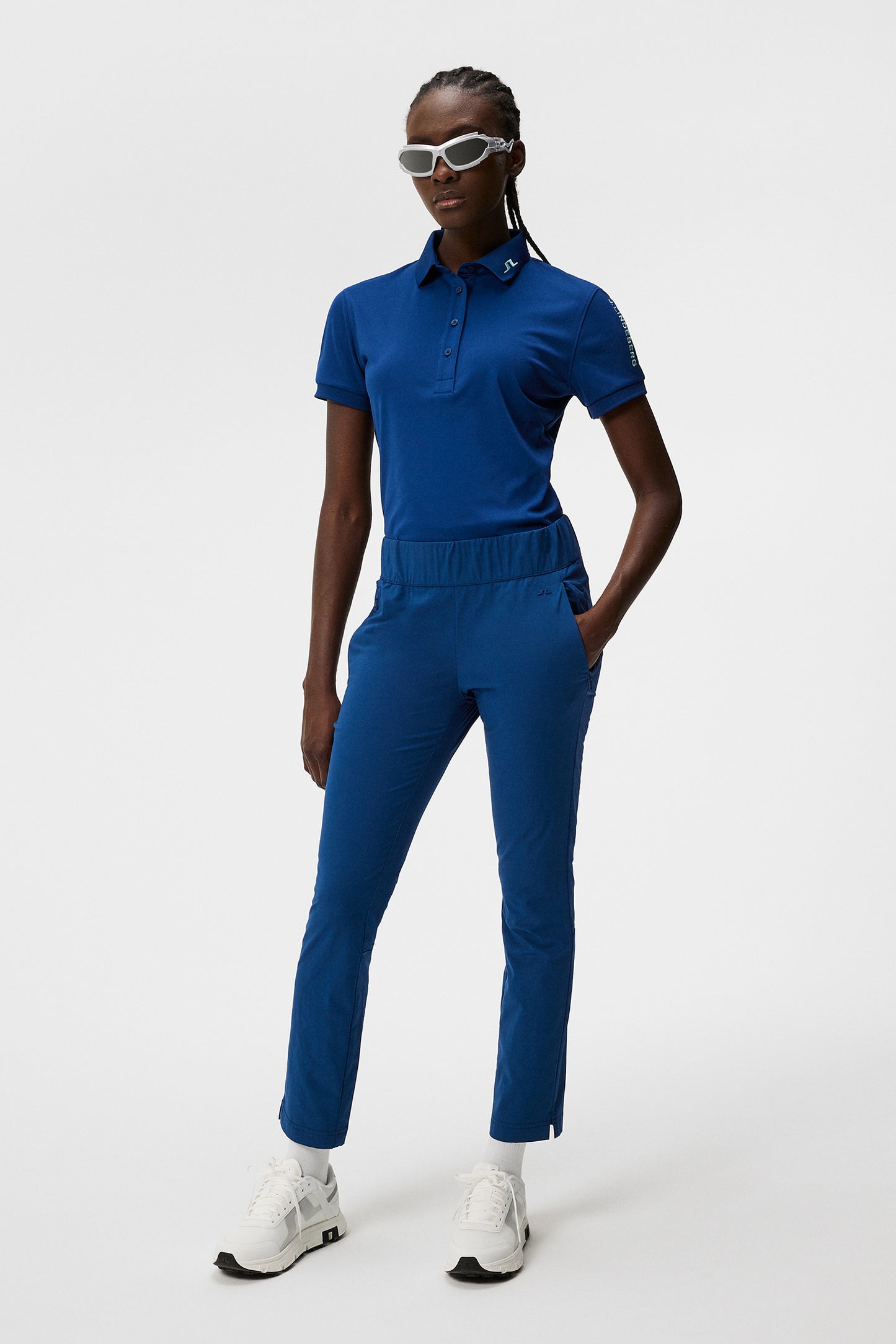 Tour Tech Polo in Estate Blue by J.Lindeberg