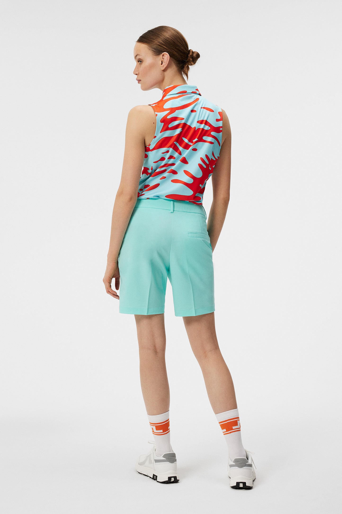 Dena Print Sleeveless Top in Neptune Atomizer by J.Lindeberg