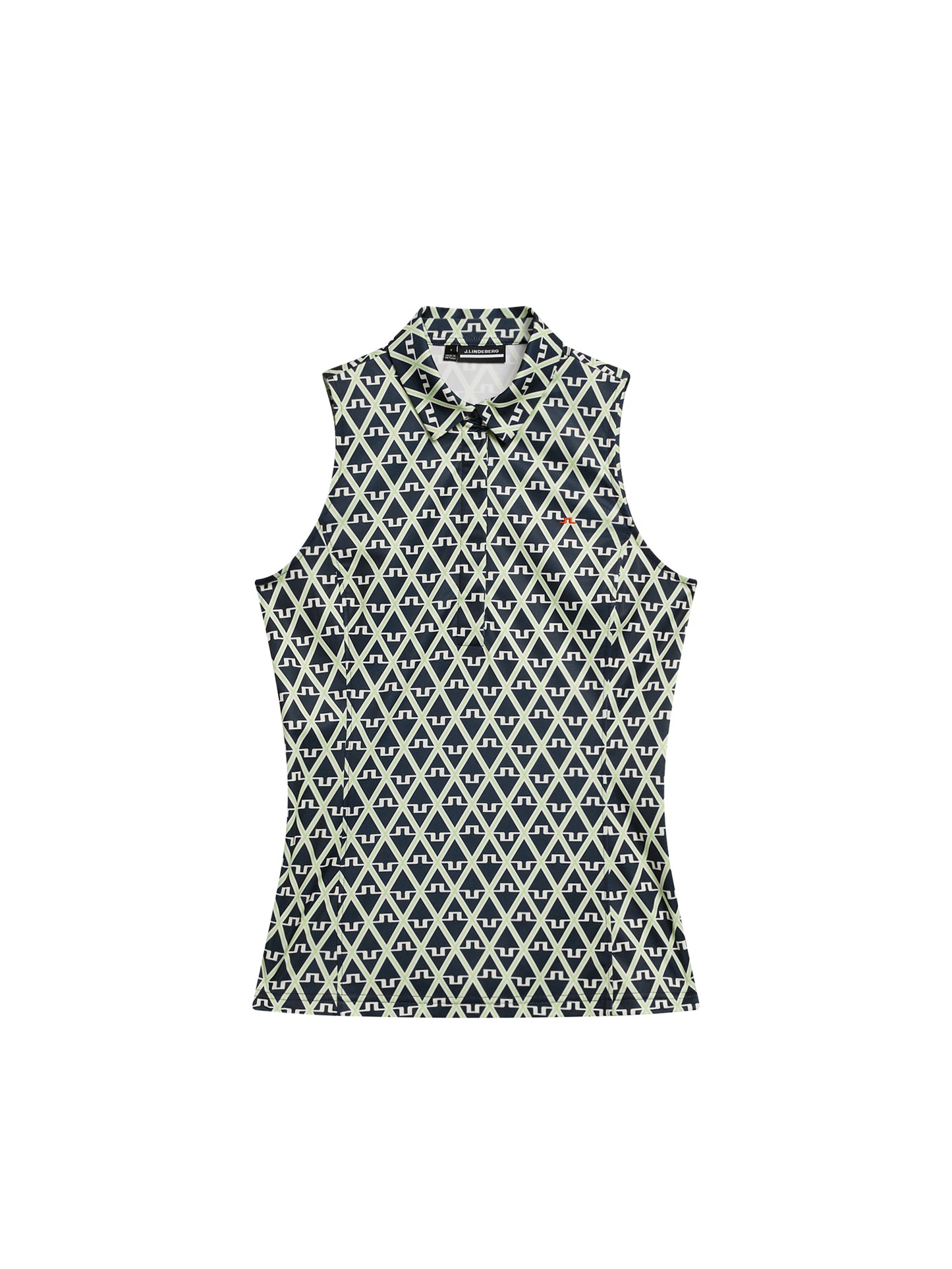 Dena Print Sleeveless Top in Geo JL Navy by J.Lindeberg
