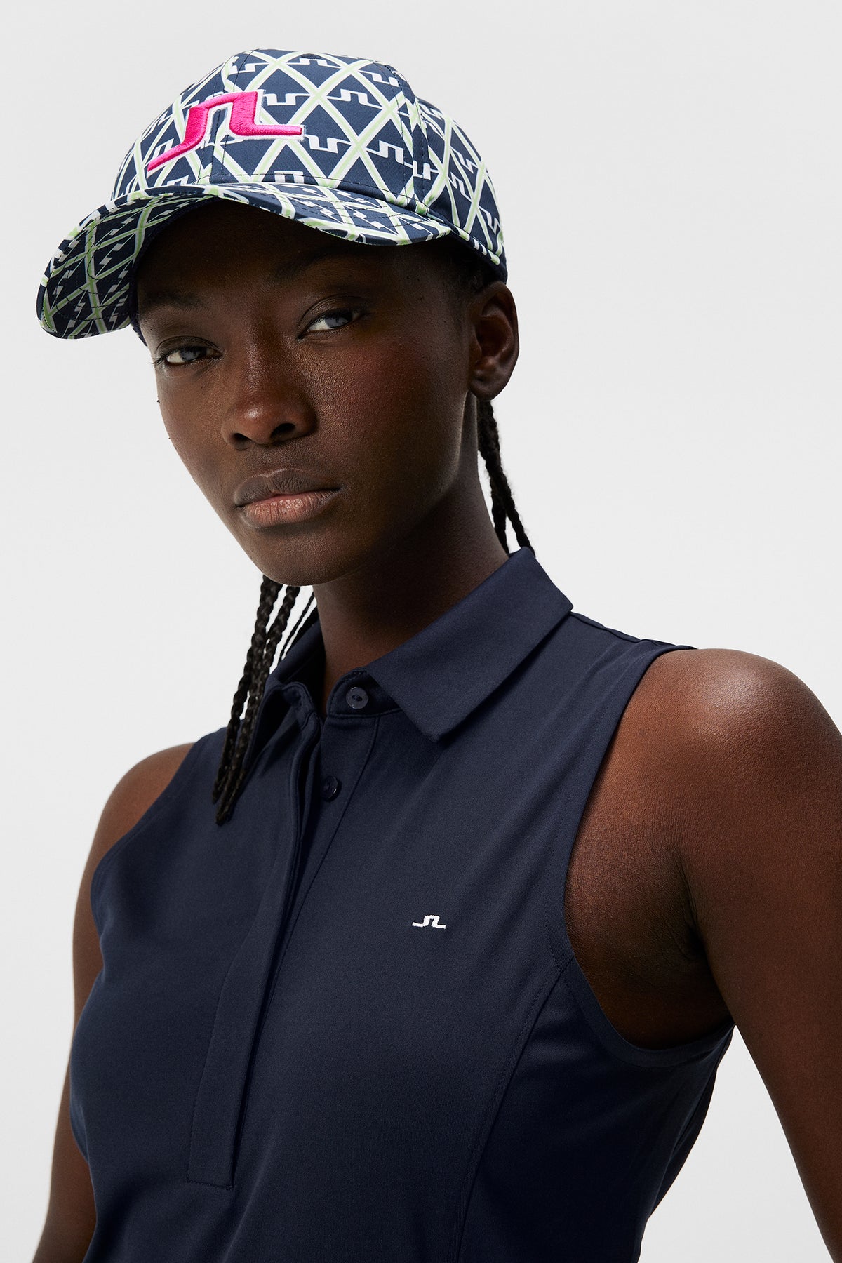 Dena Sleeveless Top in JL Navy by J.Lindeberg