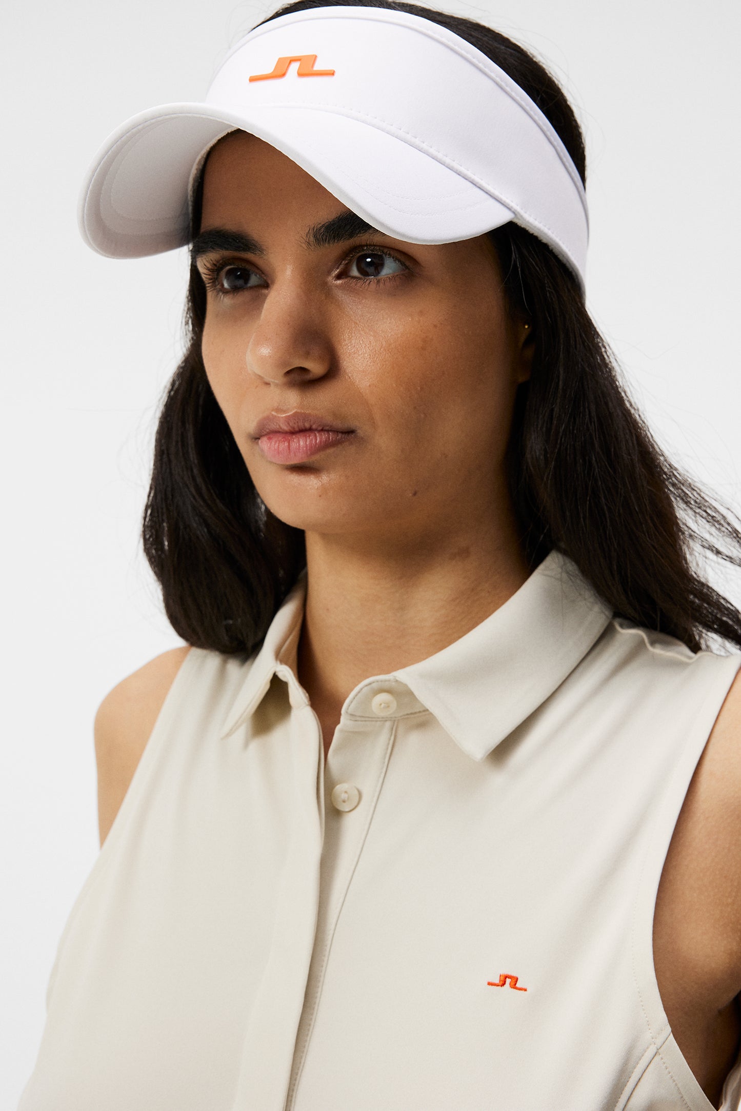 Dena Sleeveless Top in Almond Milk by J.Lindeberg