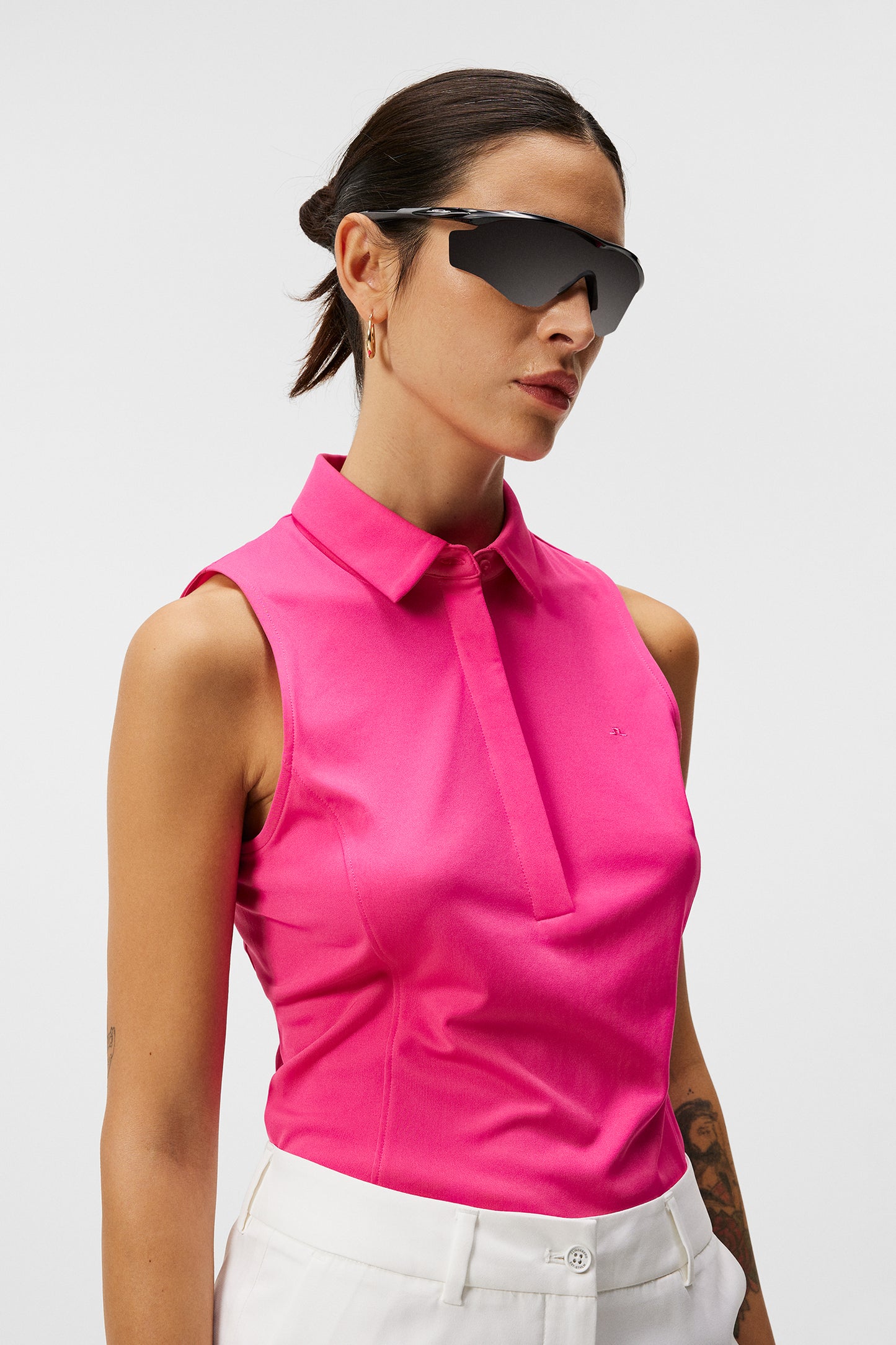 Dena Sleeveless Top in Fuchsia Purple by J.Lindeberg