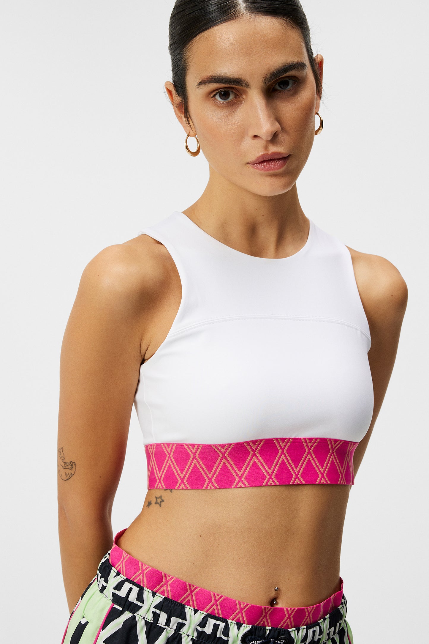 Khadija Top in White by J.Lindeberg