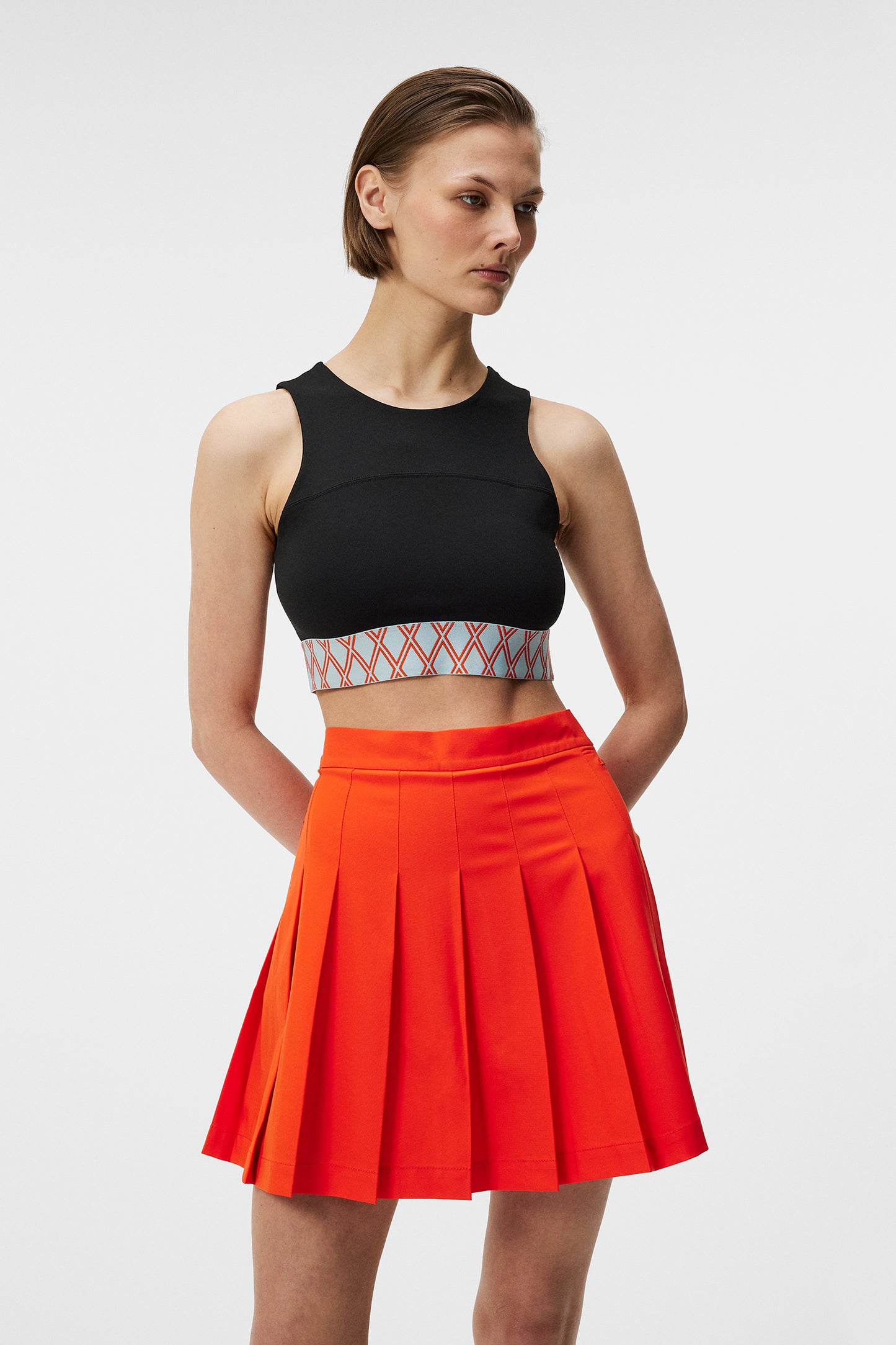 Khadija Top in Black by J.Lindeberg