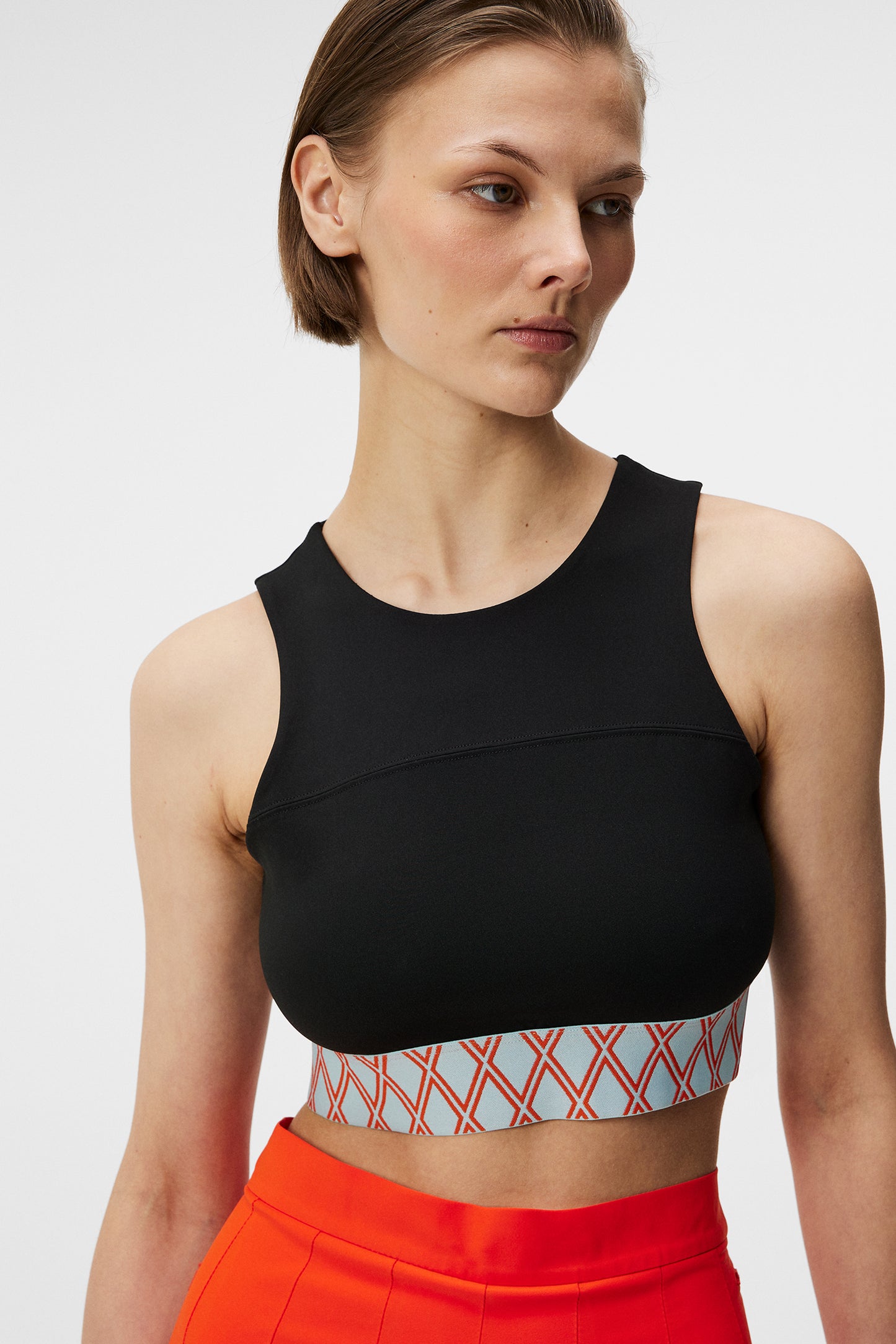 Khadija Top in Black by J.Lindeberg