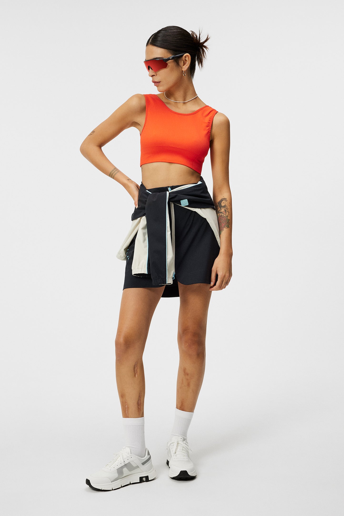 Rafiki Top in Tangerine Tango by J.Lindeberg