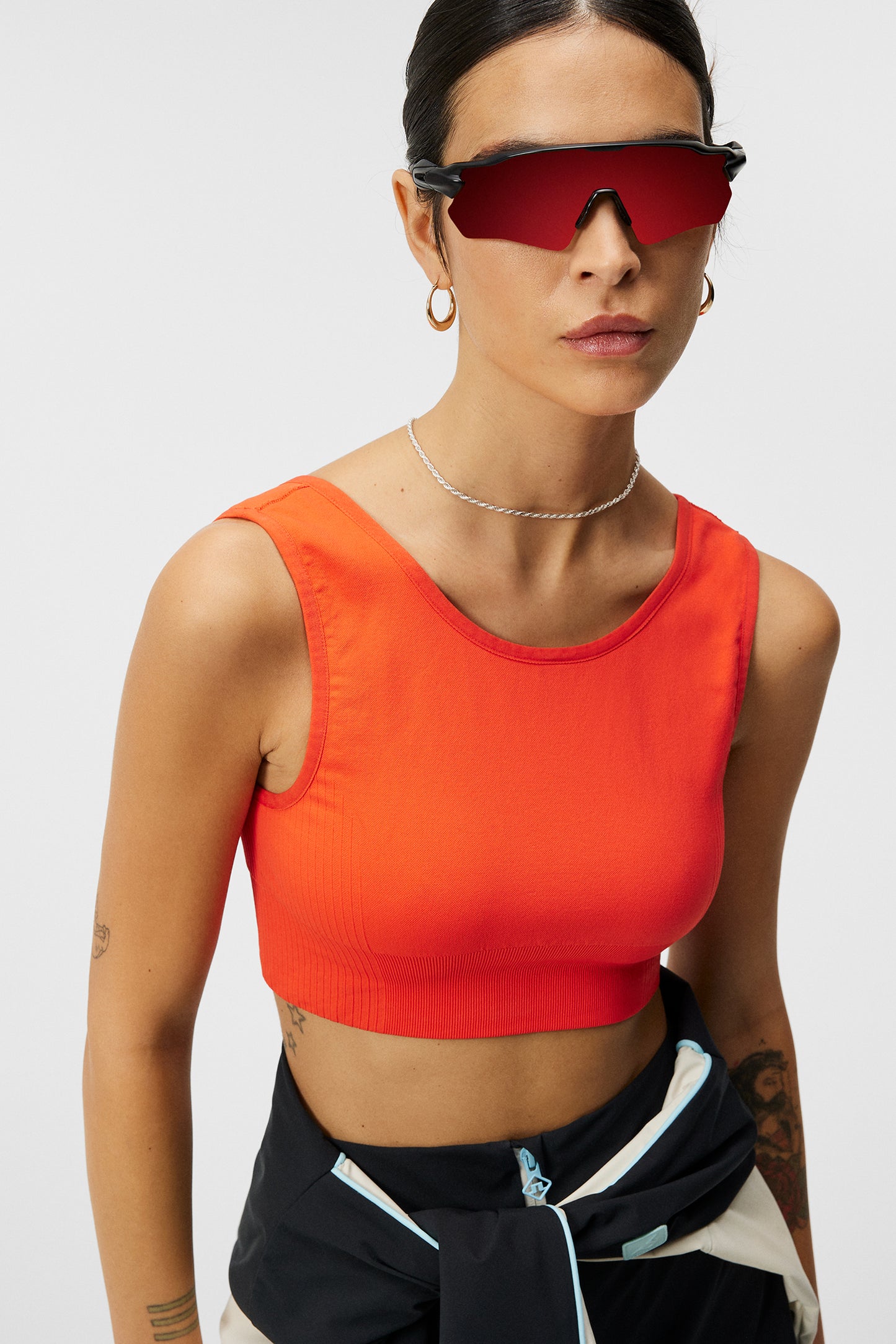 Rafiki Top in Tangerine Tango by J.Lindeberg