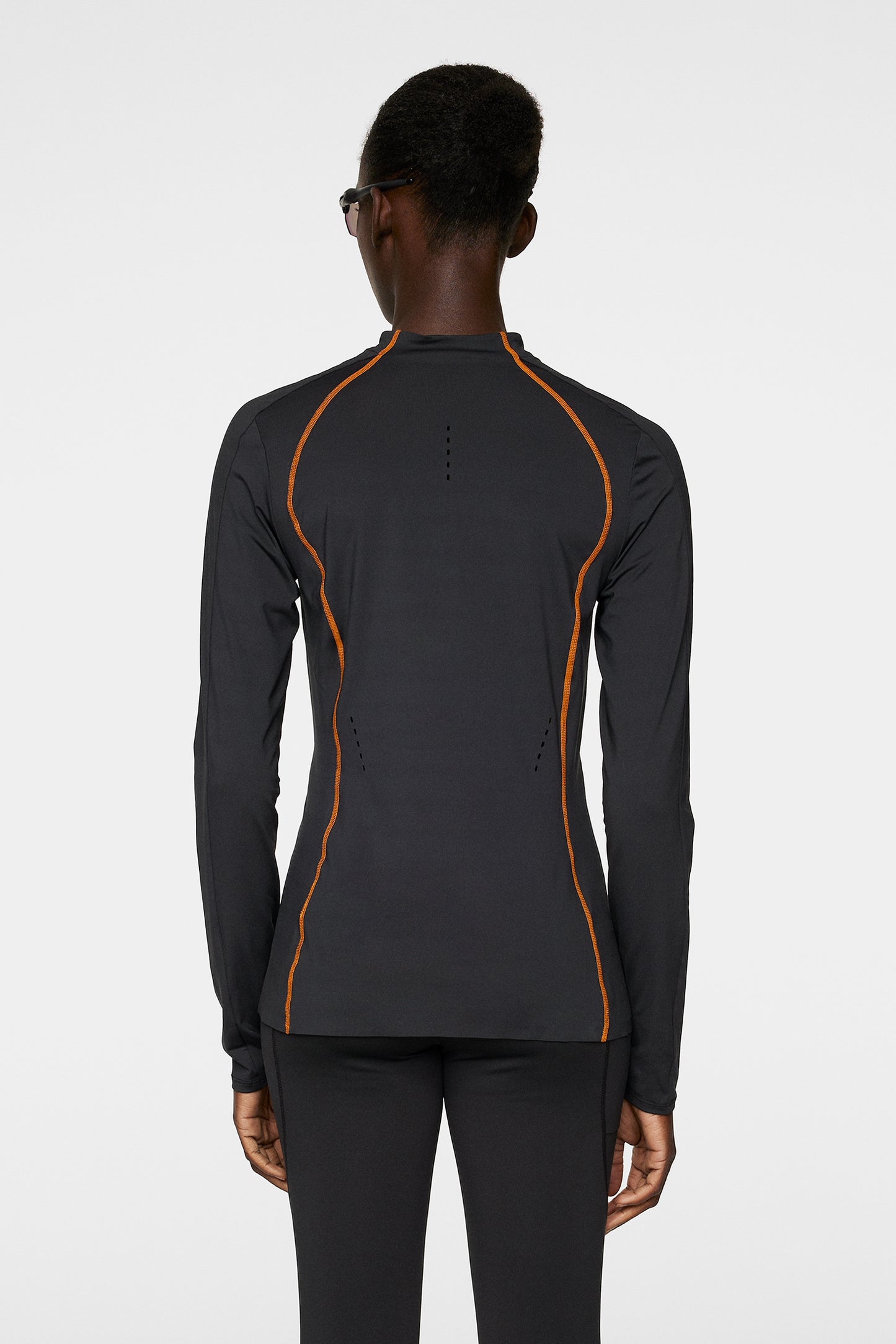 Allien Long Sleeve Top in Black by J.Lindeberg