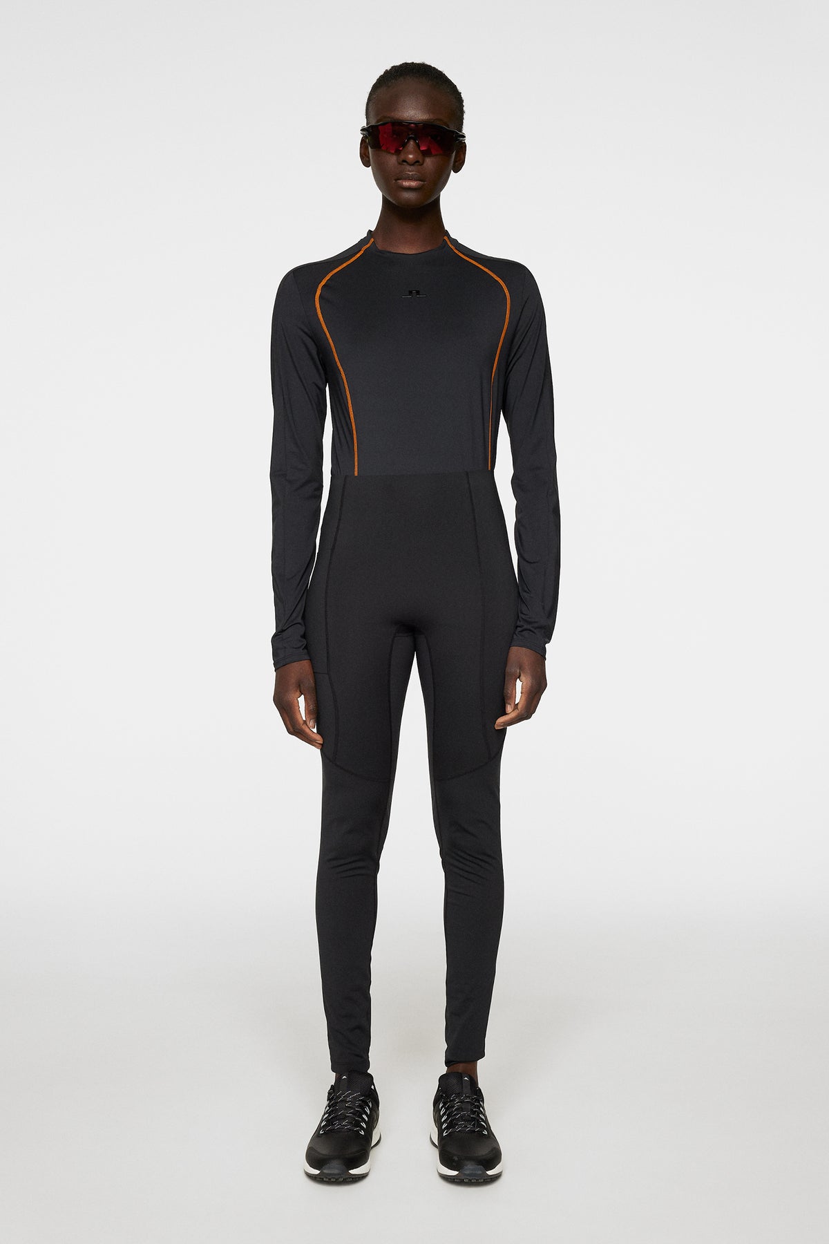 Allien Long Sleeve Top in Black by J.Lindeberg